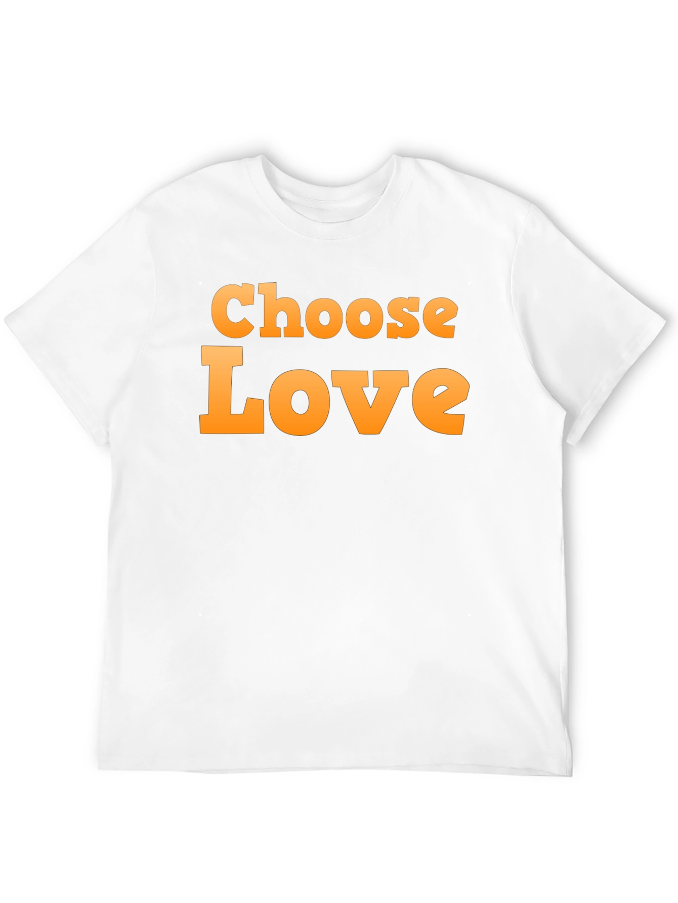 Choose Love Graphic Black T-Shirt