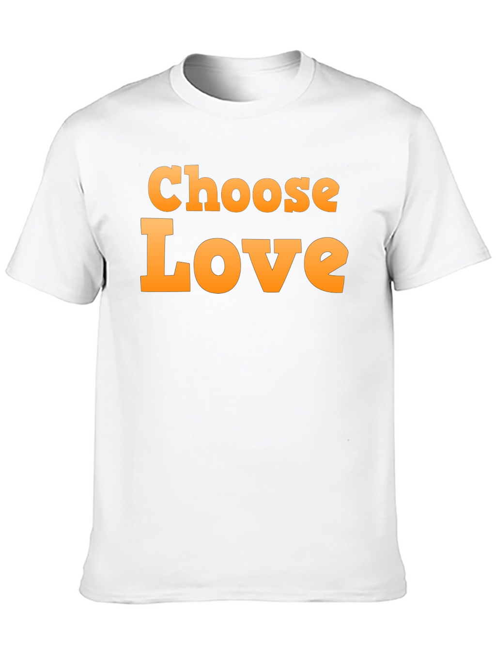 Choose Love Graphic Black T-Shirt