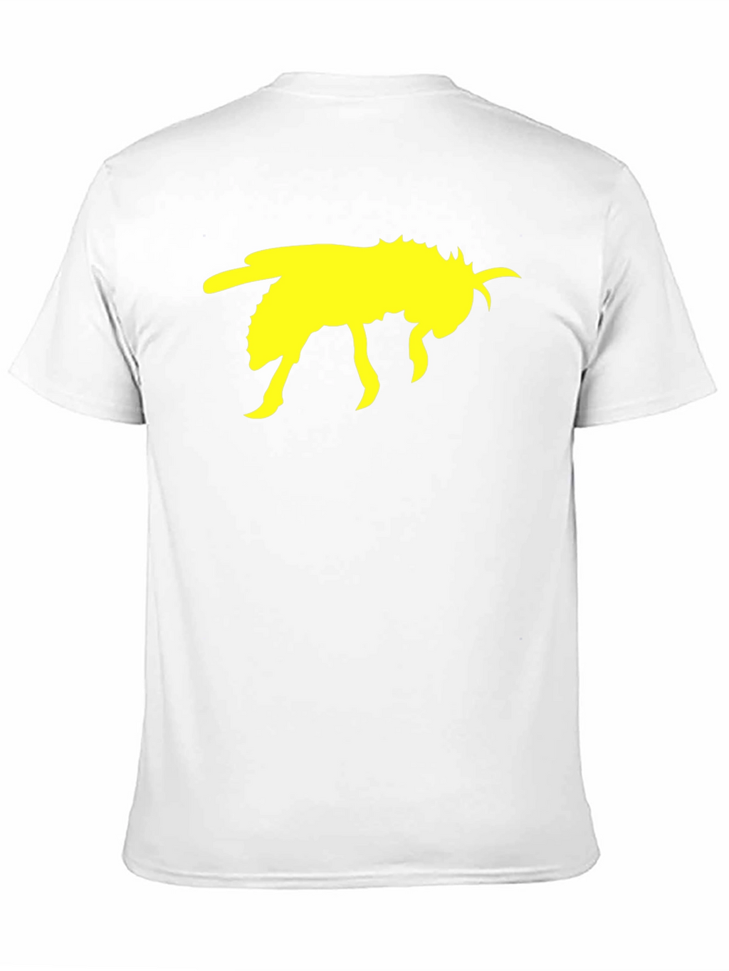 Black T-Shirt with Yellow Bee Graphic