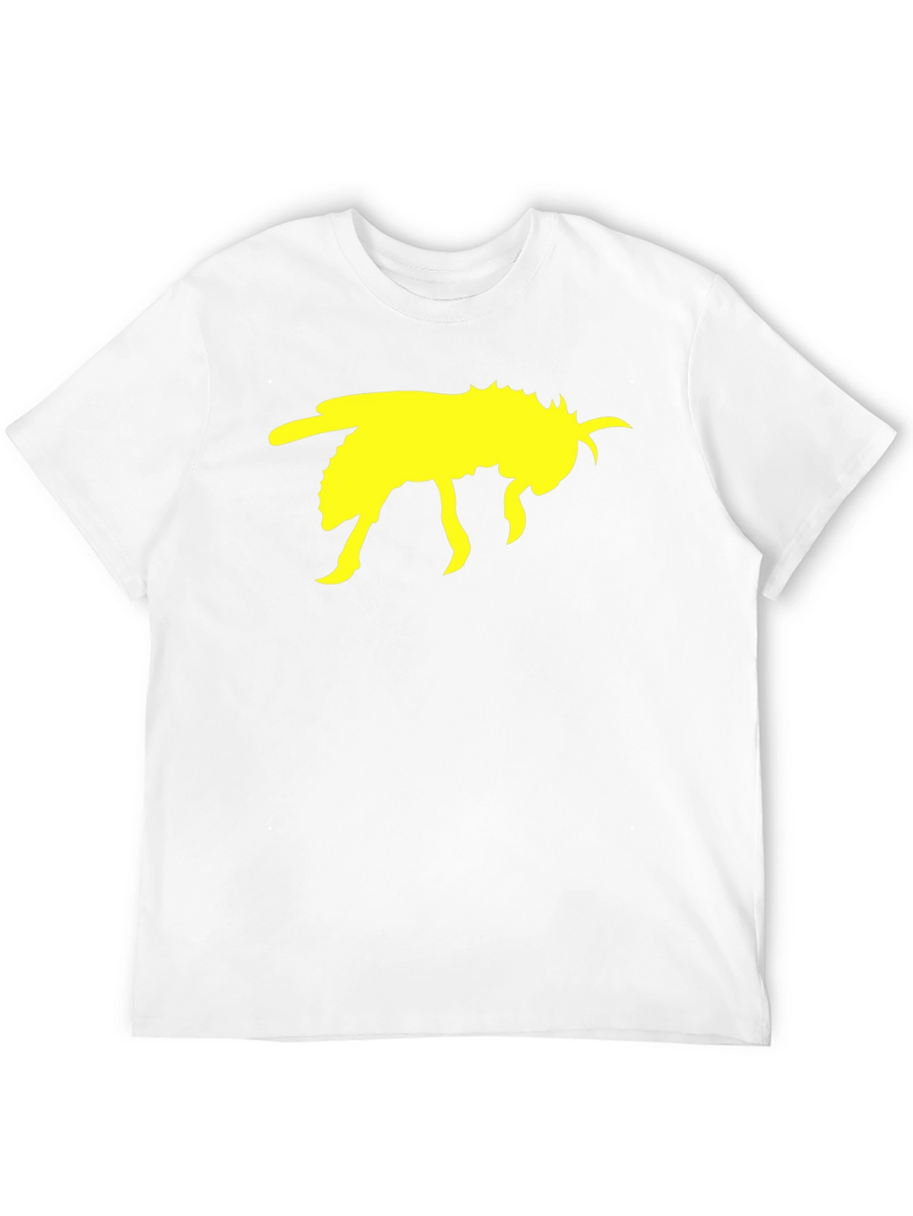 Black T-Shirt with Yellow Bee Graphic