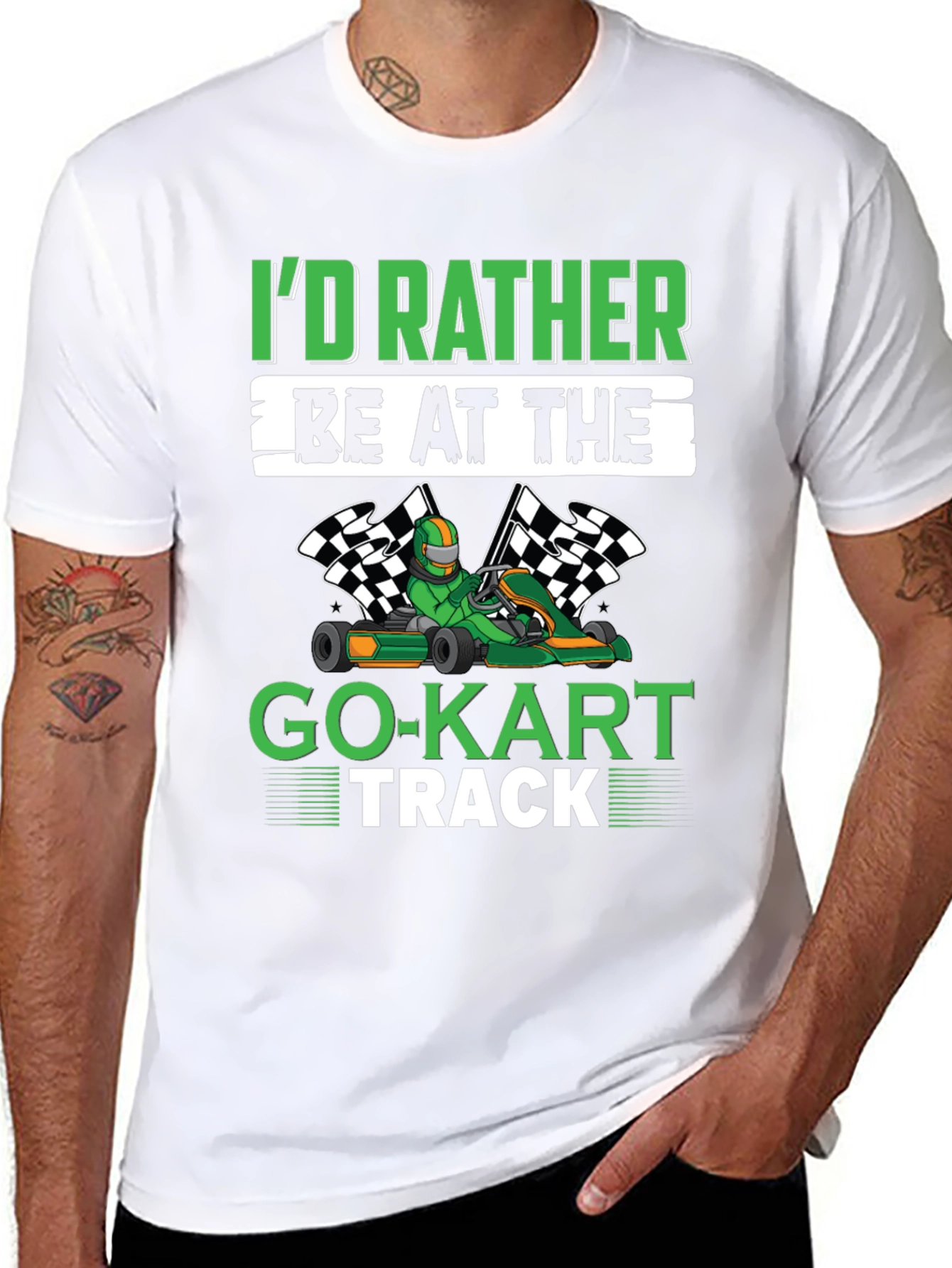 Go-Kart Track T-Shirt Racing Fan Apparel