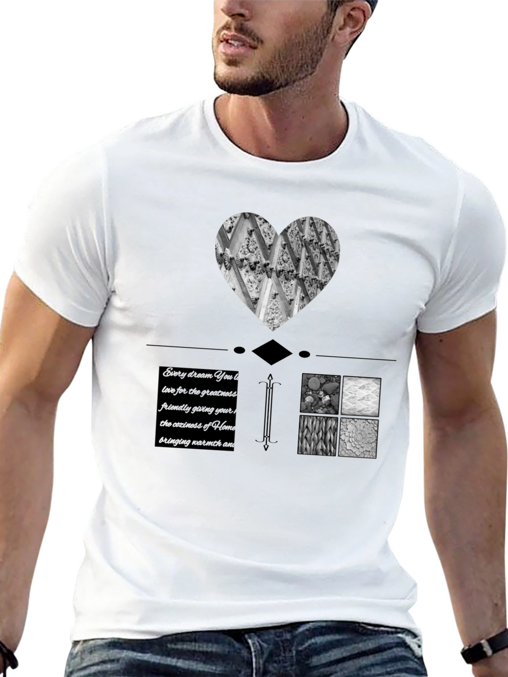 Heart & Home Graphic T-Shirt