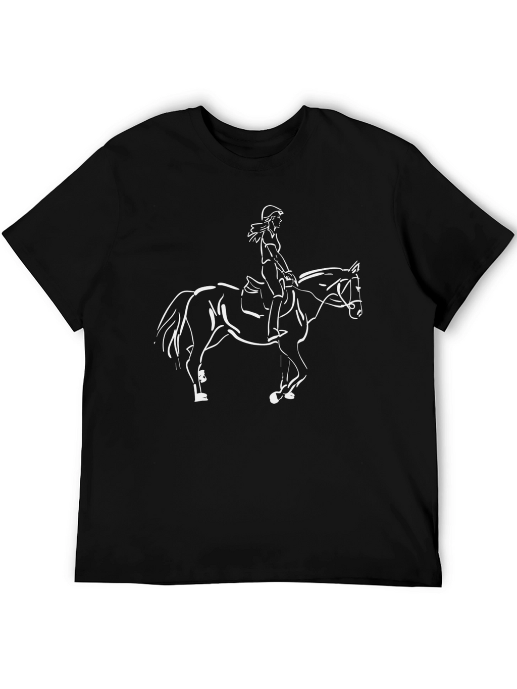 Equestrian Horse Riding Graphic Tee