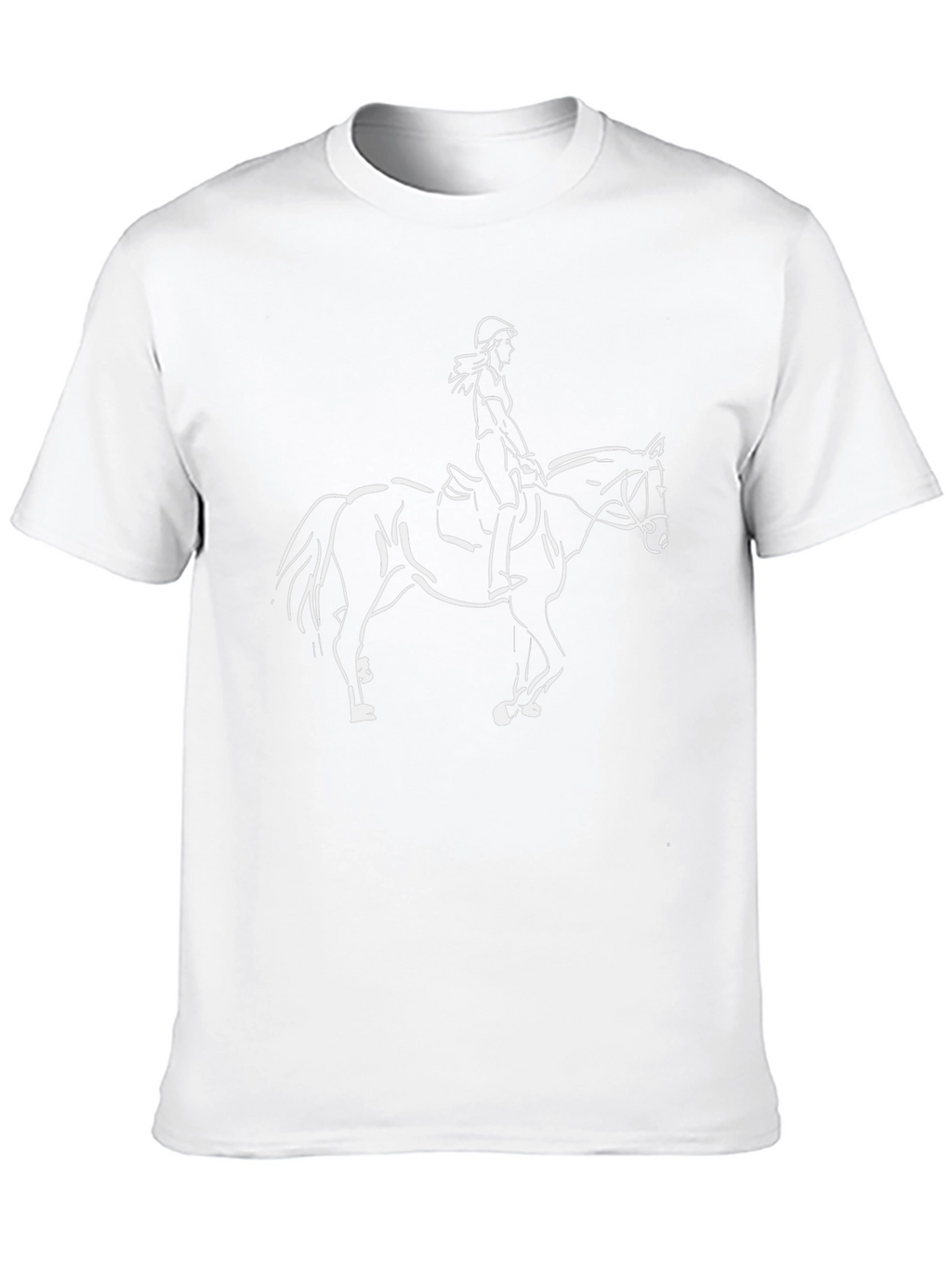 Equestrian Horse Riding Graphic Tee