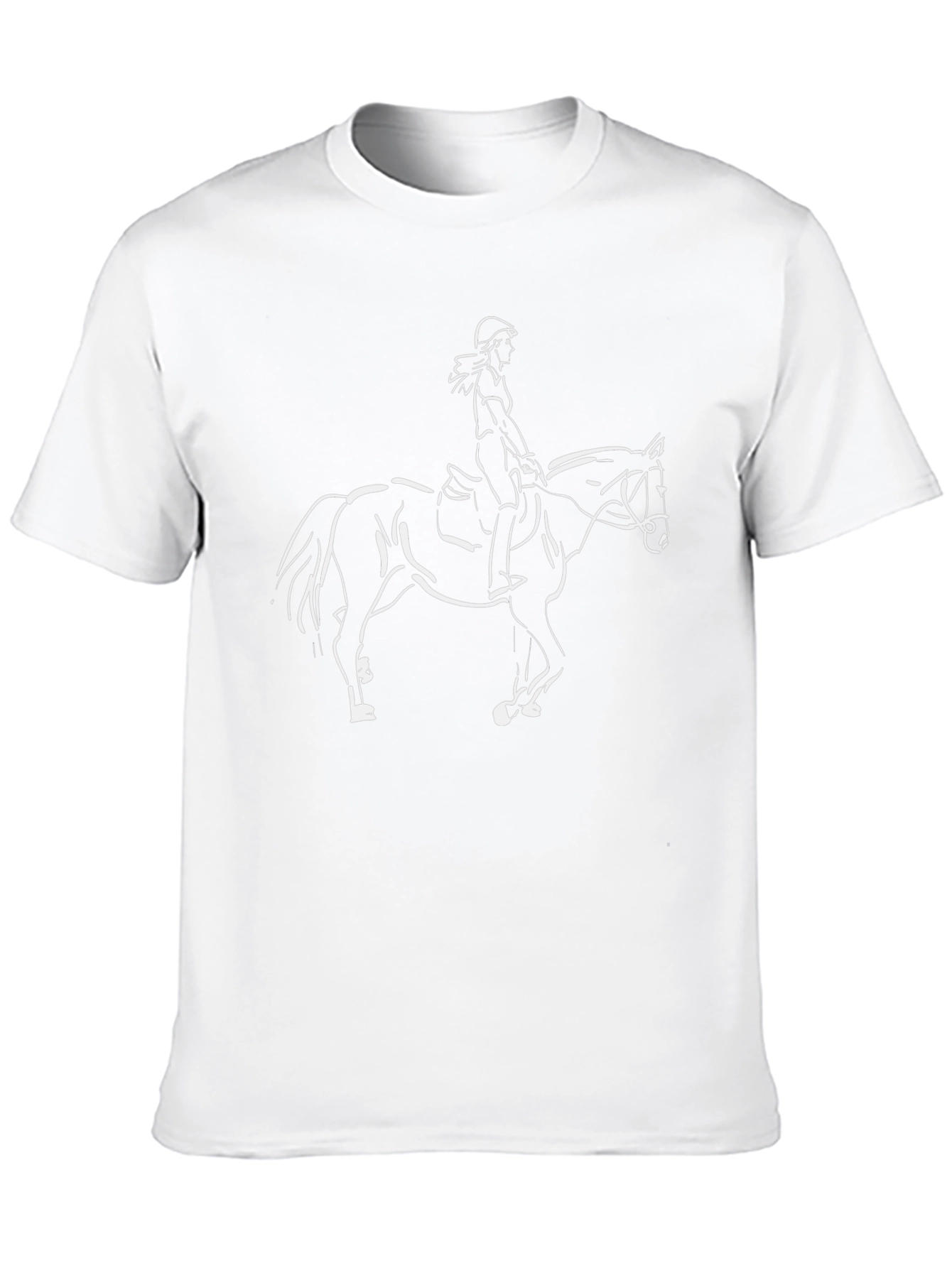 Equestrian Horse Riding Graphic Tee