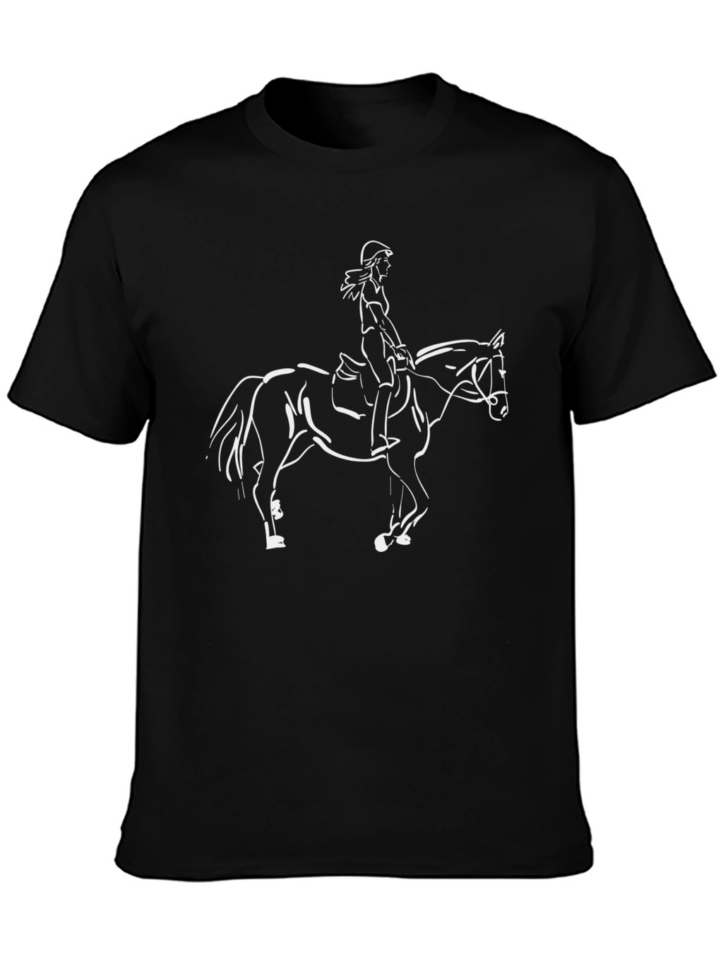 Equestrian Horse Riding Graphic Tee