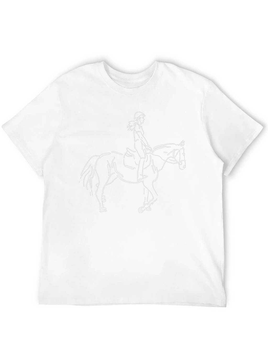 Equestrian Horse Riding Graphic Tee