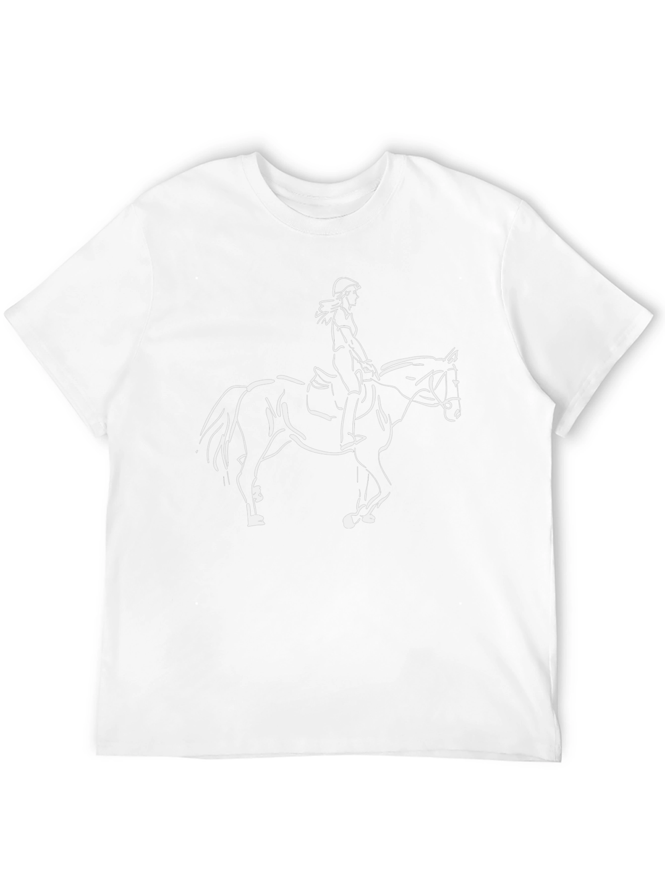 Equestrian Horse Riding Graphic Tee
