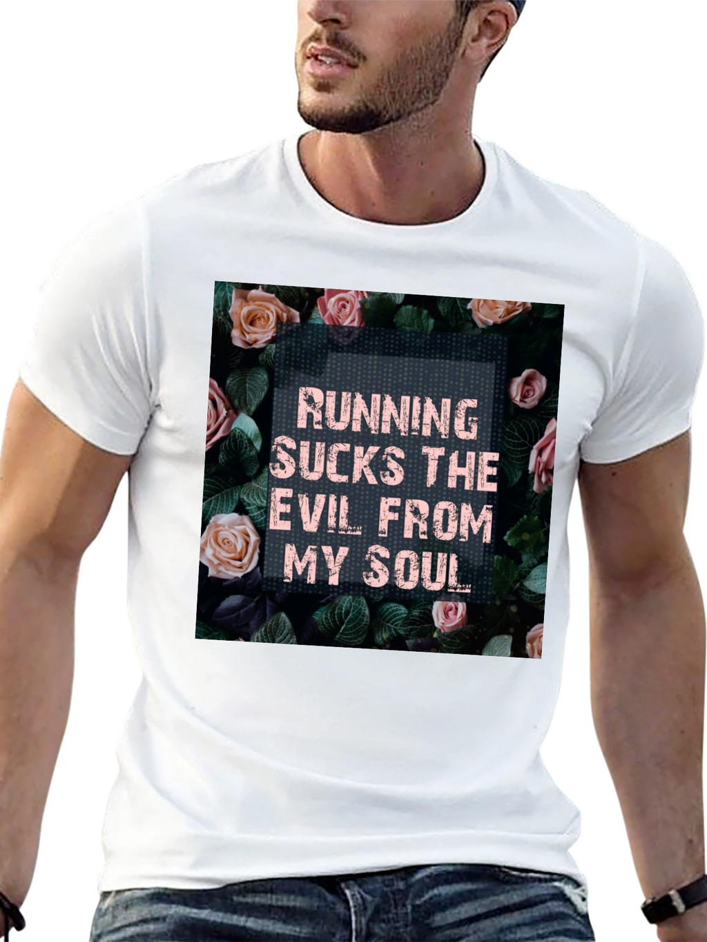 Floral Running Sucks T-Shirt