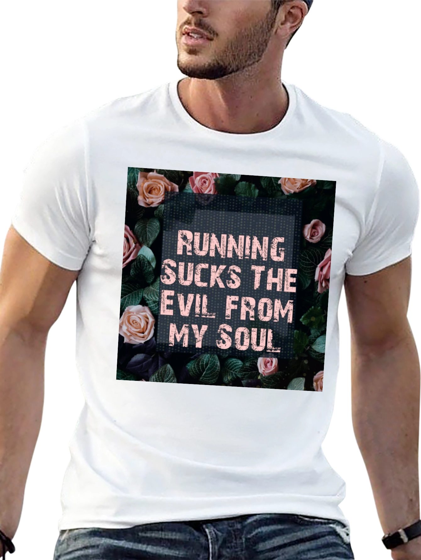 Floral Running Sucks T-Shirt