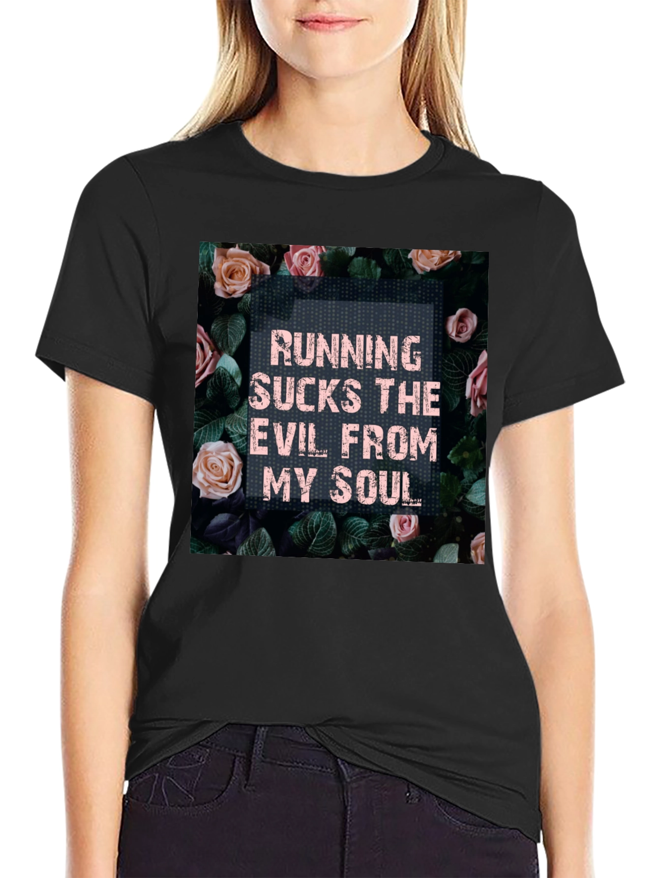 Floral Running Sucks T-Shirt