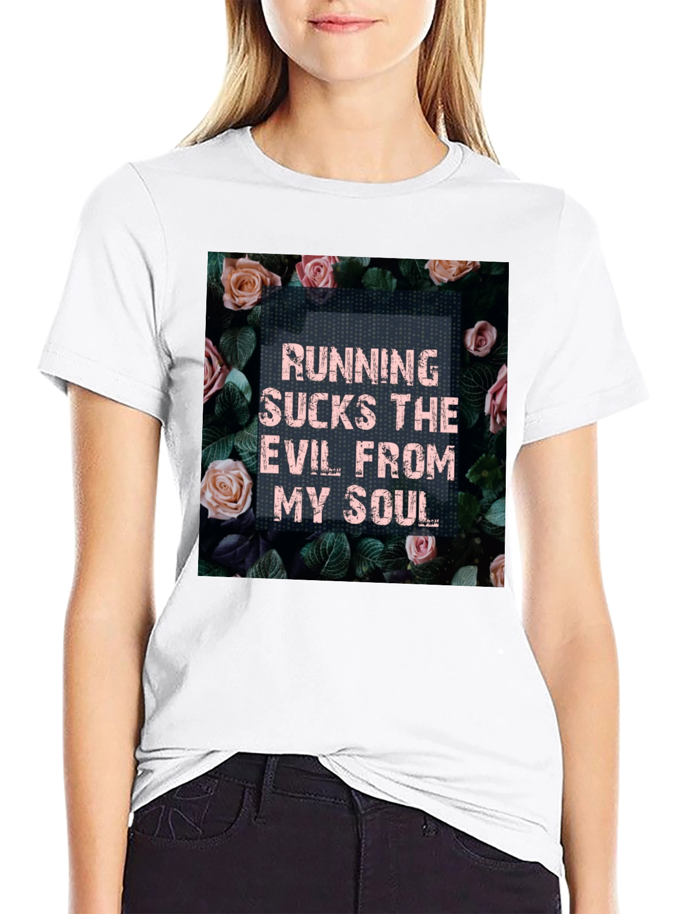 Floral Running Sucks T-Shirt
