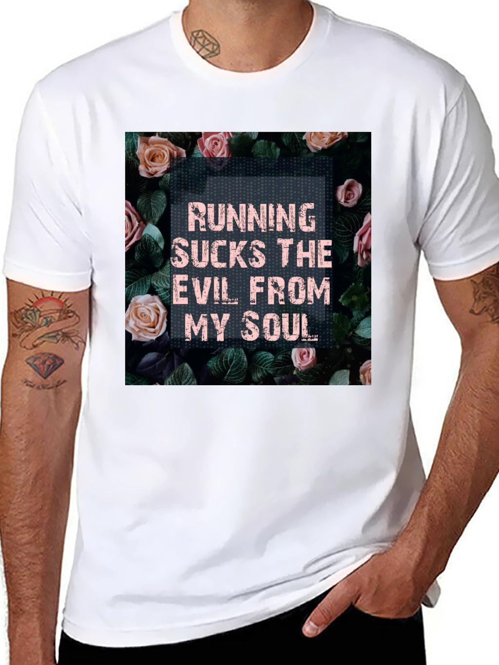 Floral Running Sucks T-Shirt