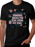 Floral Running Sucks T-Shirt