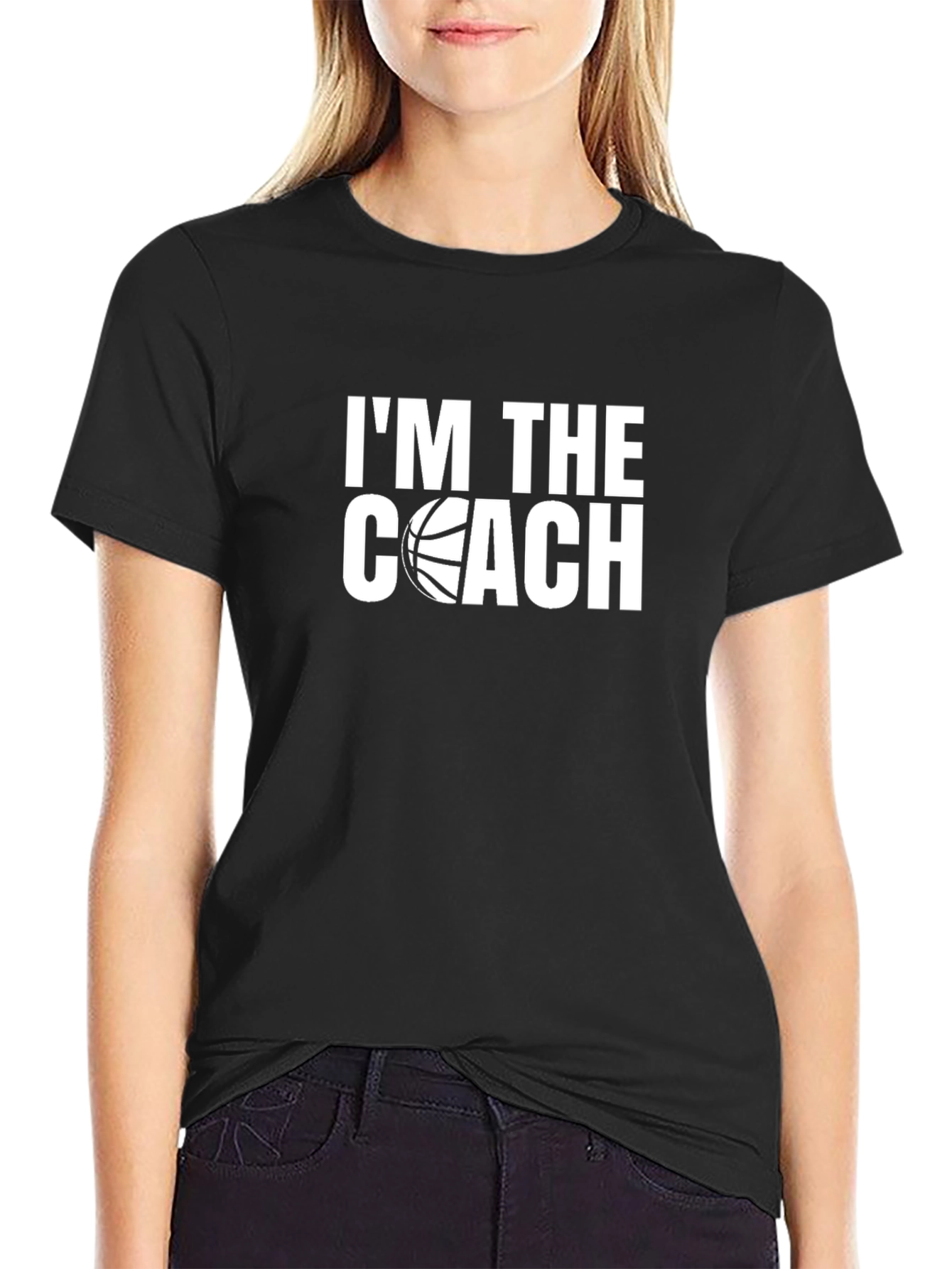 Im The Coach Basketball Graphic T-Shirt