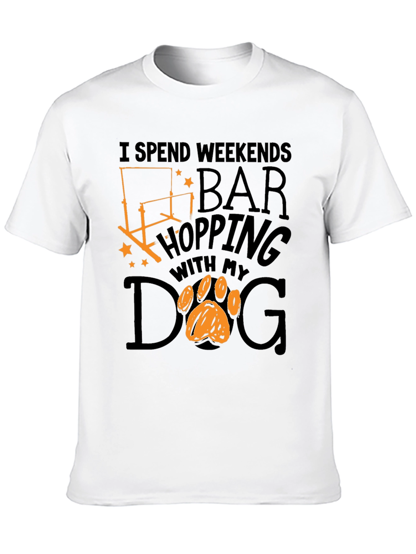 Bar Hopping Dog T-Shirt