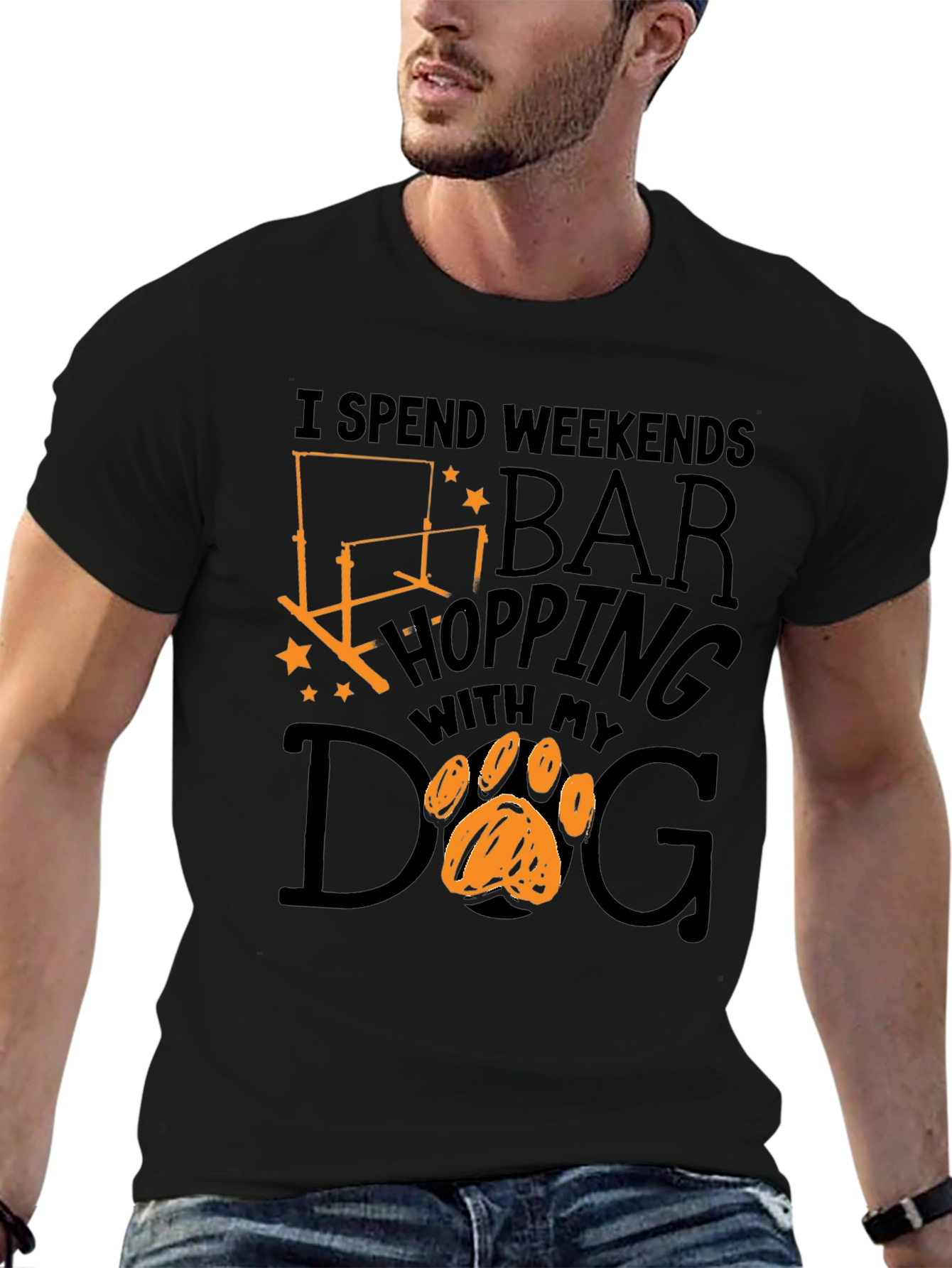 Bar Hopping Dog T-Shirt
