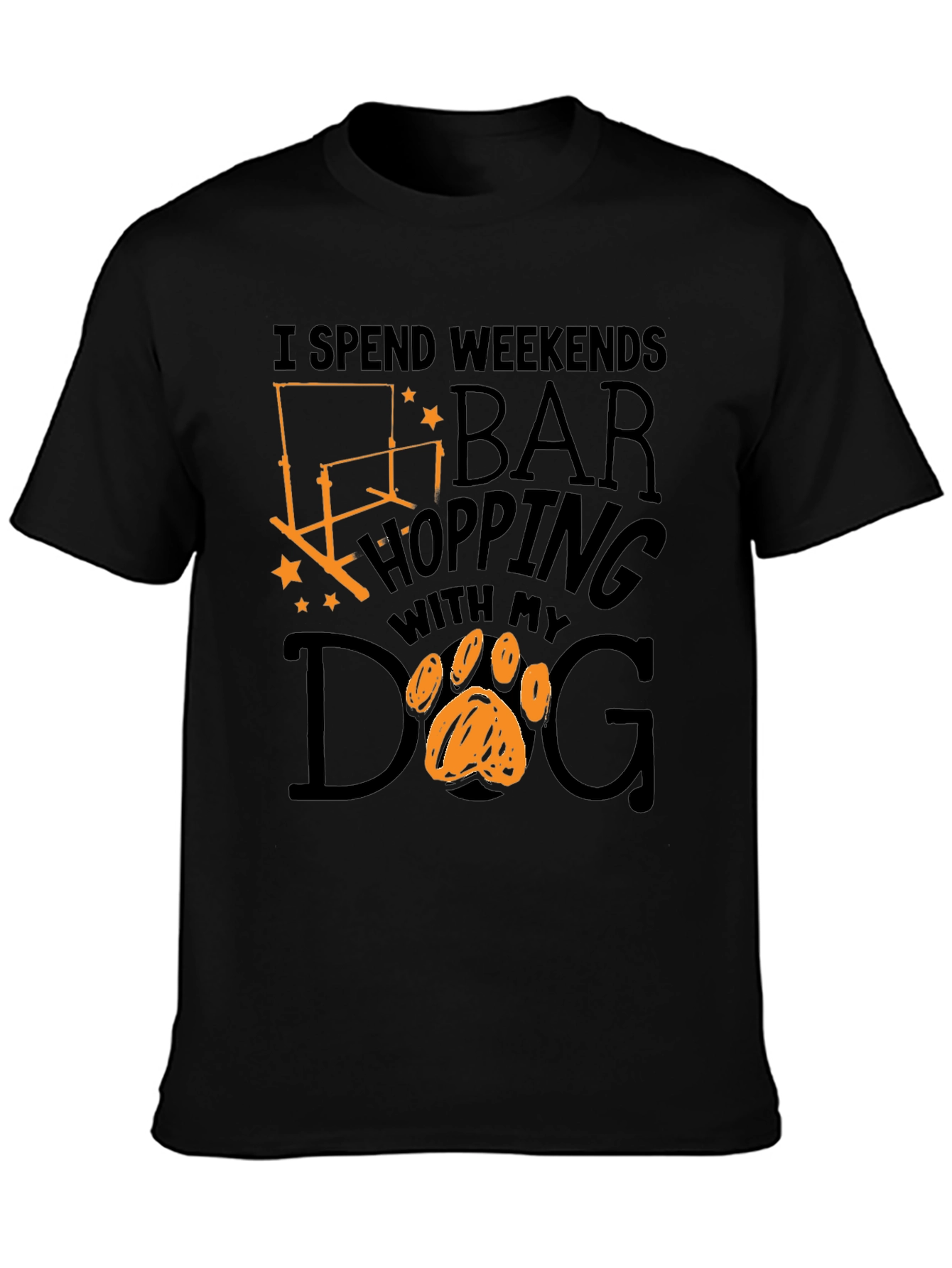 Bar Hopping Dog T-Shirt