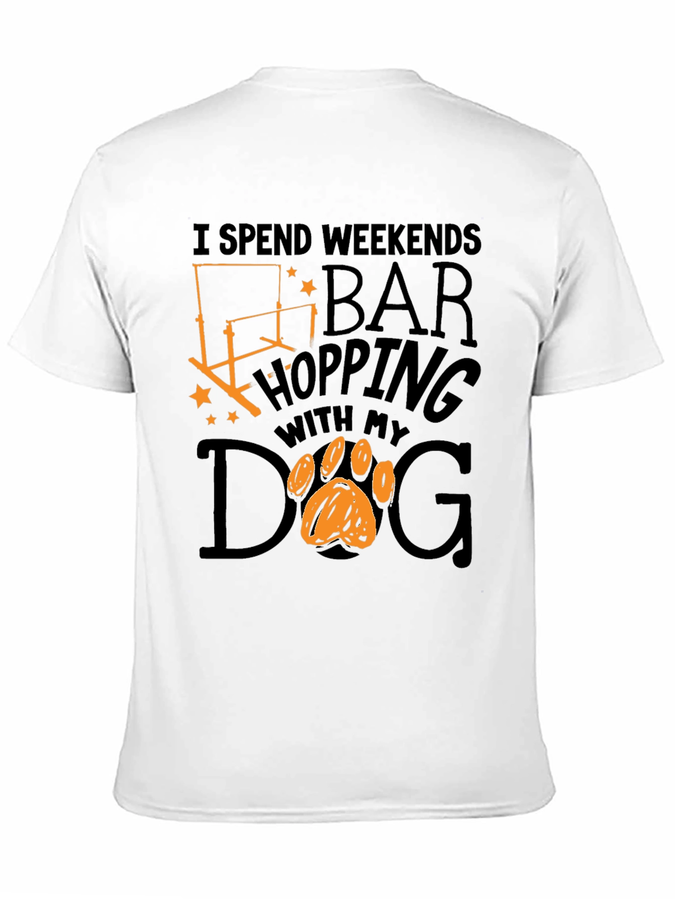 Bar Hopping Dog T-Shirt