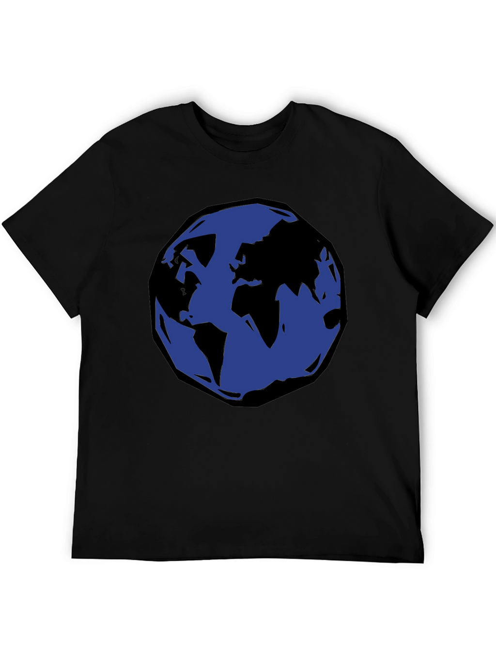 Earth Graphic Black T-Shirt