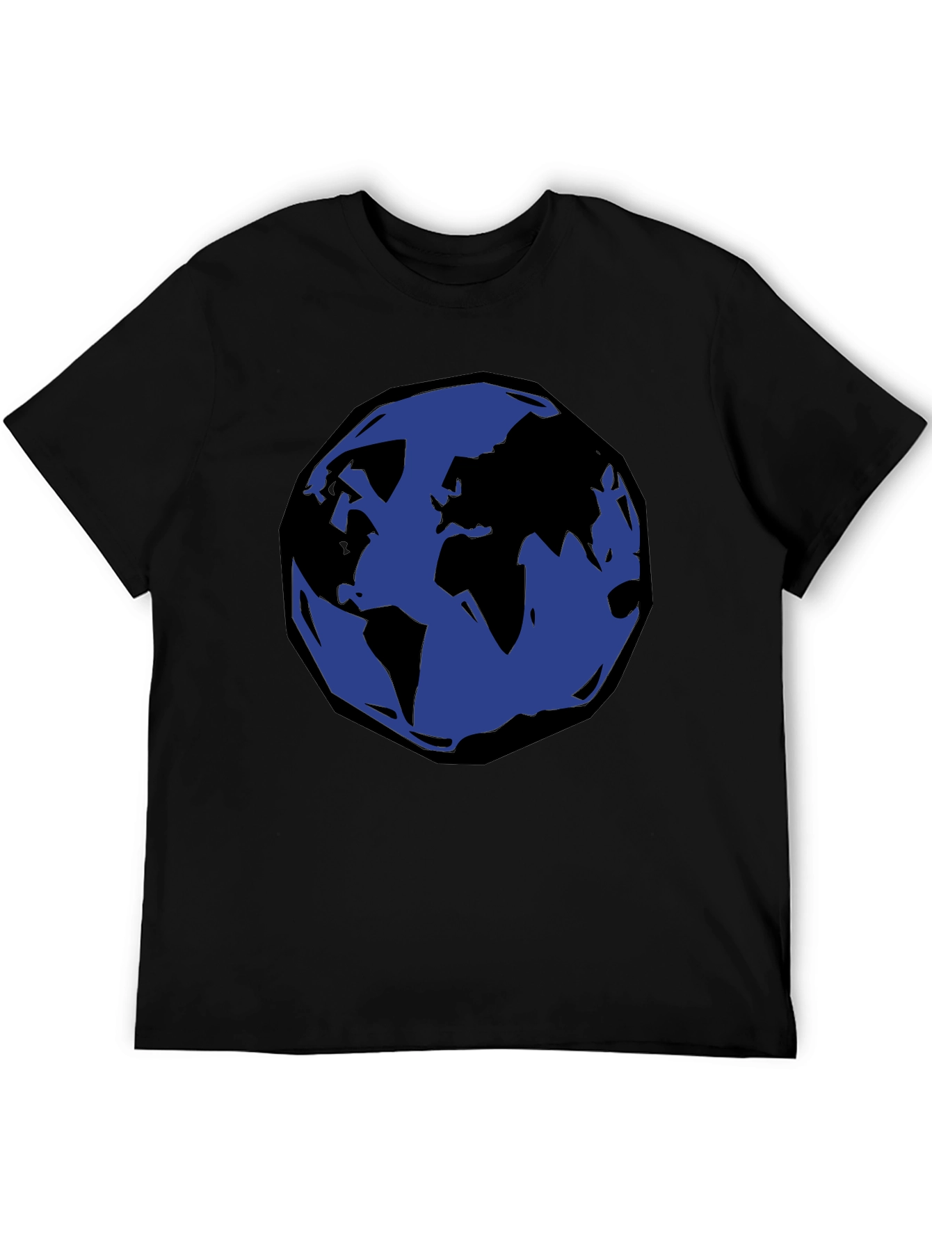 Earth Graphic Black T-Shirt