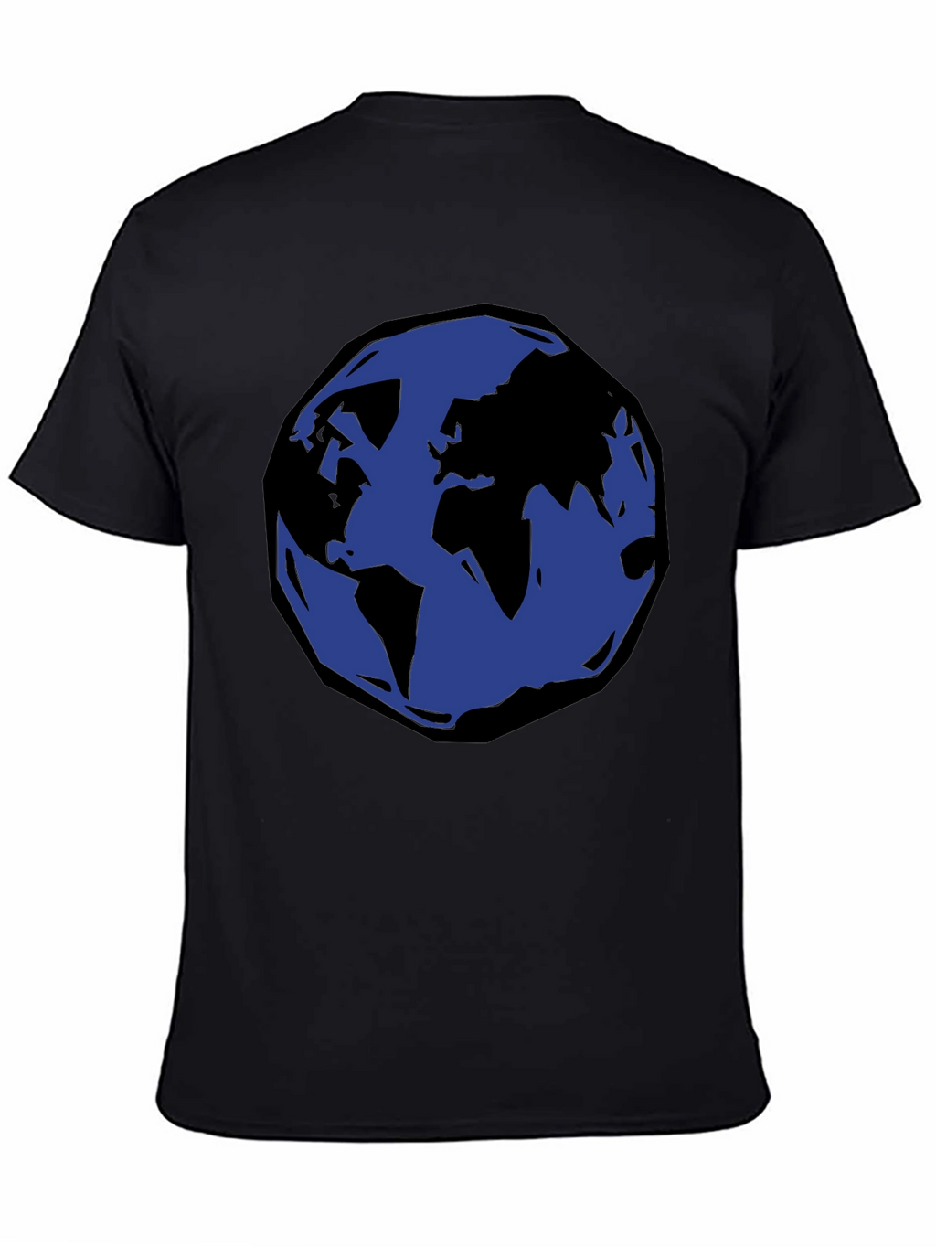 Earth Graphic Black T-Shirt