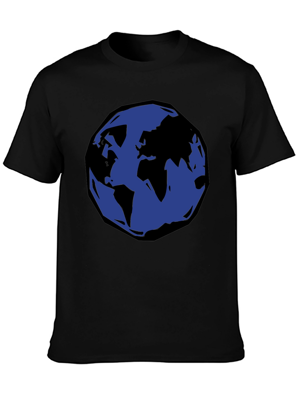 Earth Graphic Black T-Shirt