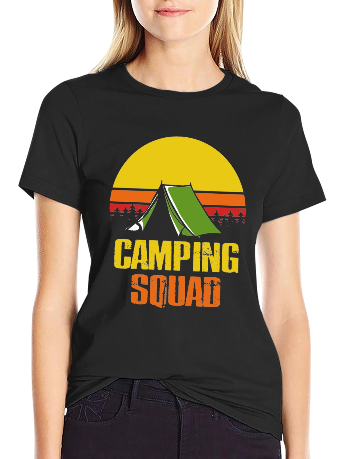 Camping Squad Graphic Tee - Outdoor Adventure T-Shirt