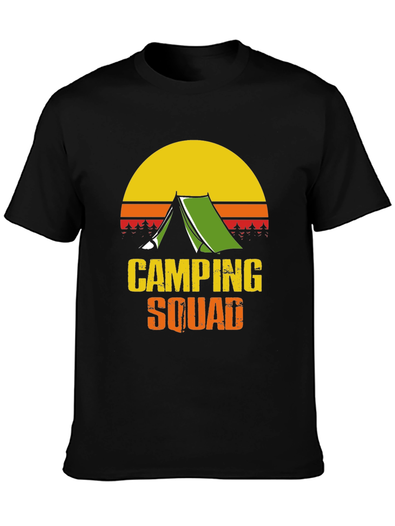 Camping Squad Graphic Tee - Outdoor Adventure T-Shirt