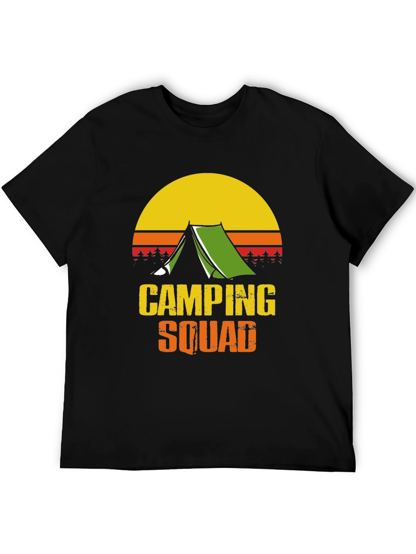 Camping Squad Graphic Tee - Outdoor Adventure T-Shirt