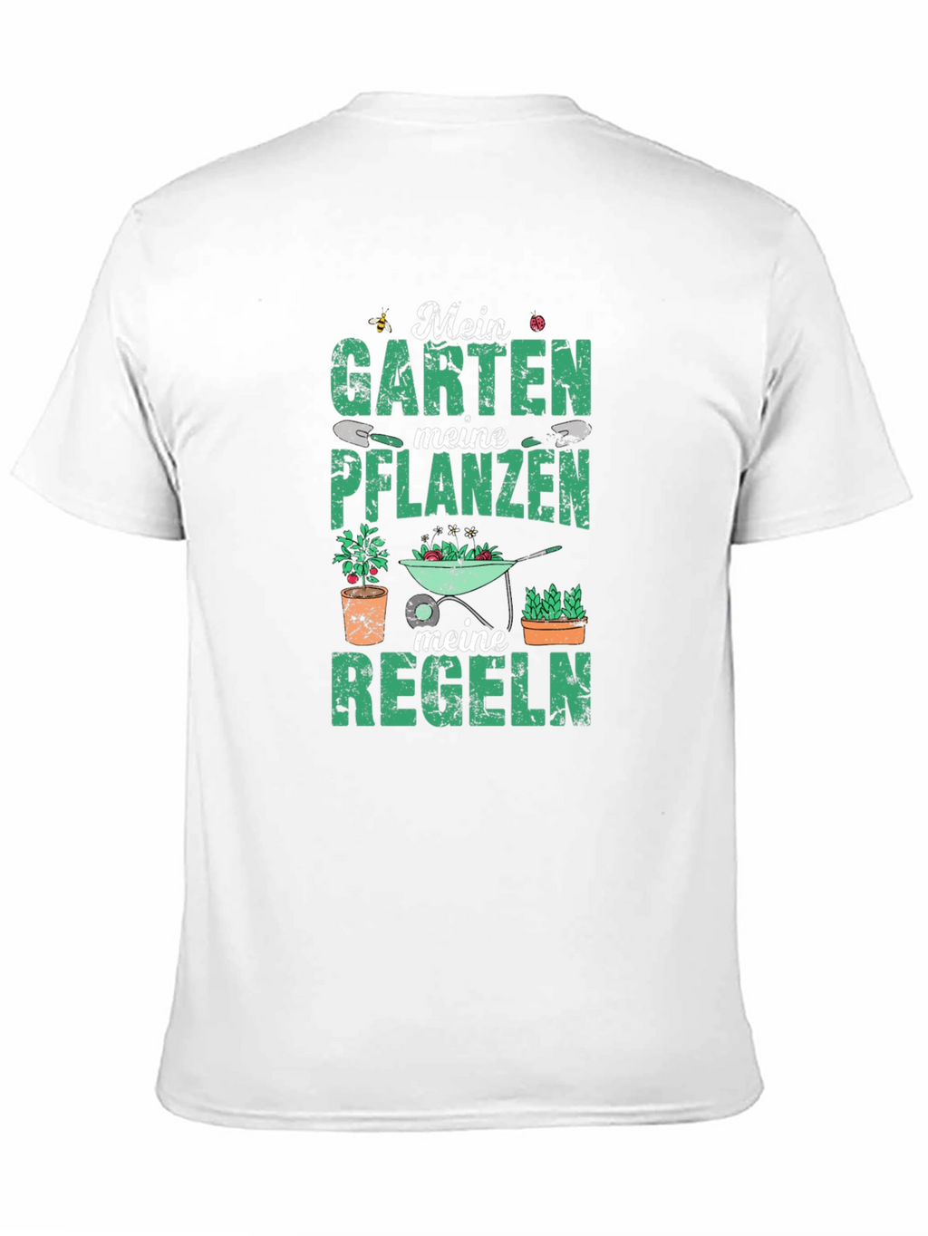 Gardening Rules Black T-Shirt