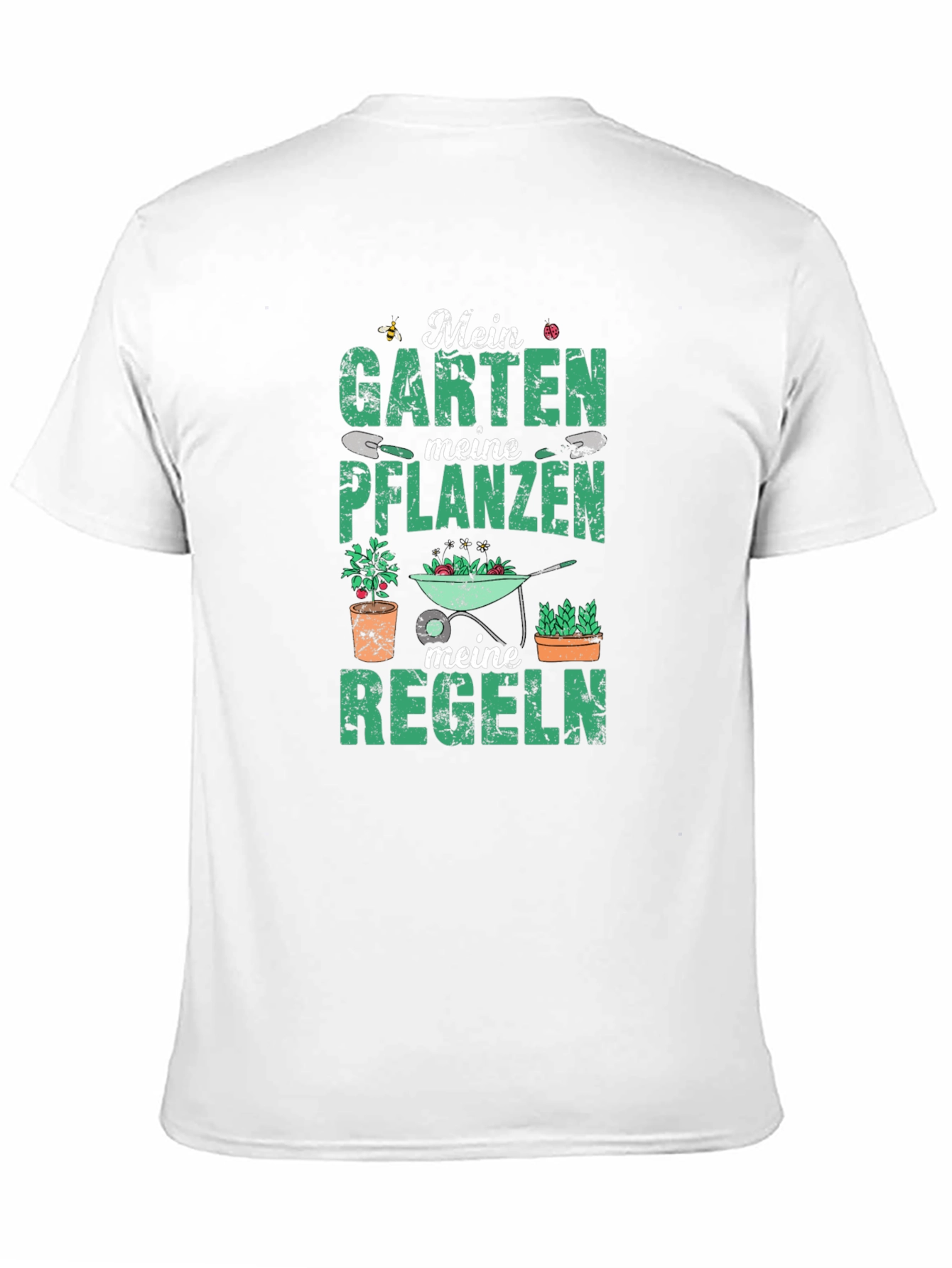 Gardening Rules Black T-Shirt