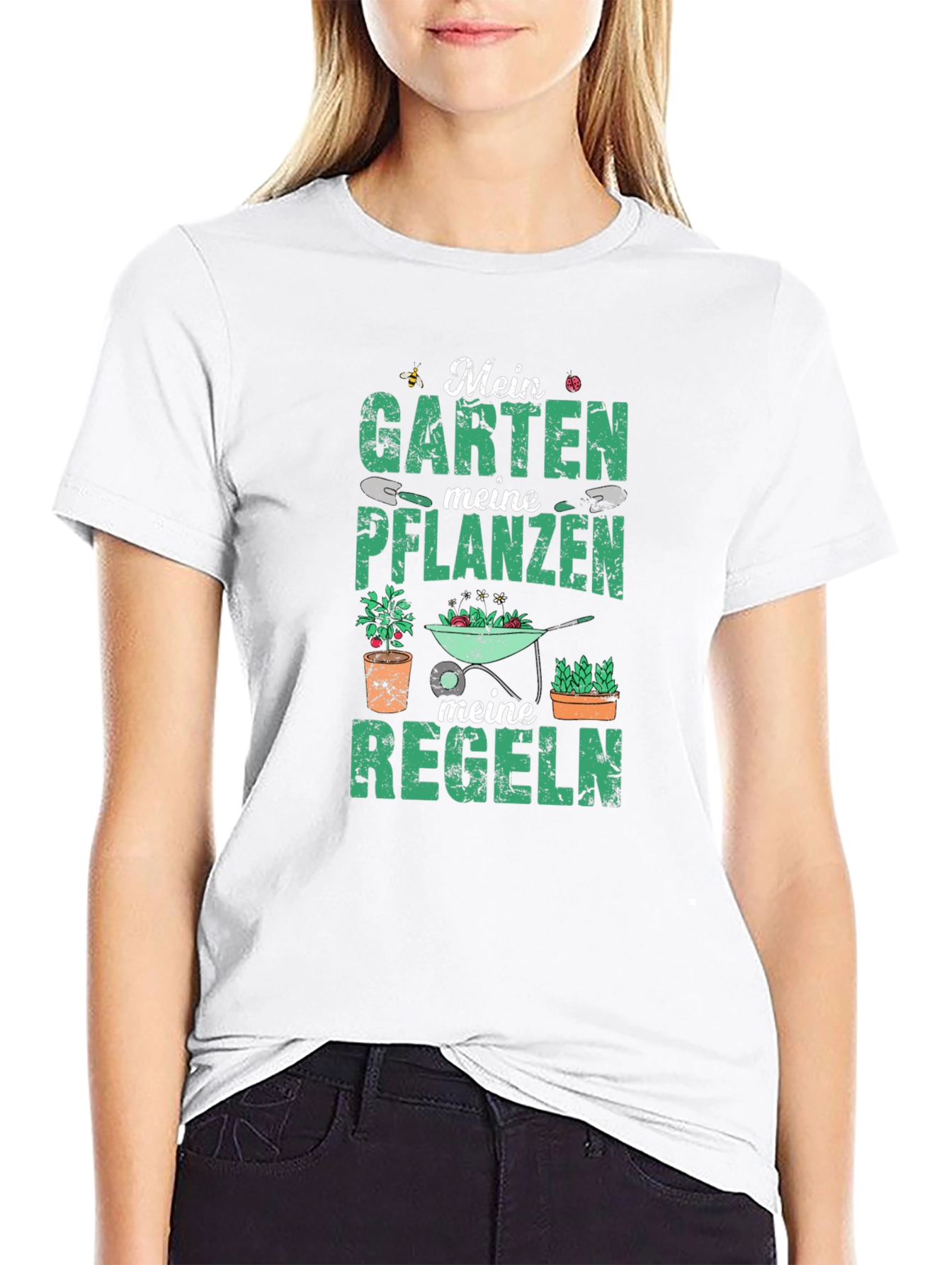 Gardening Rules Black T-Shirt