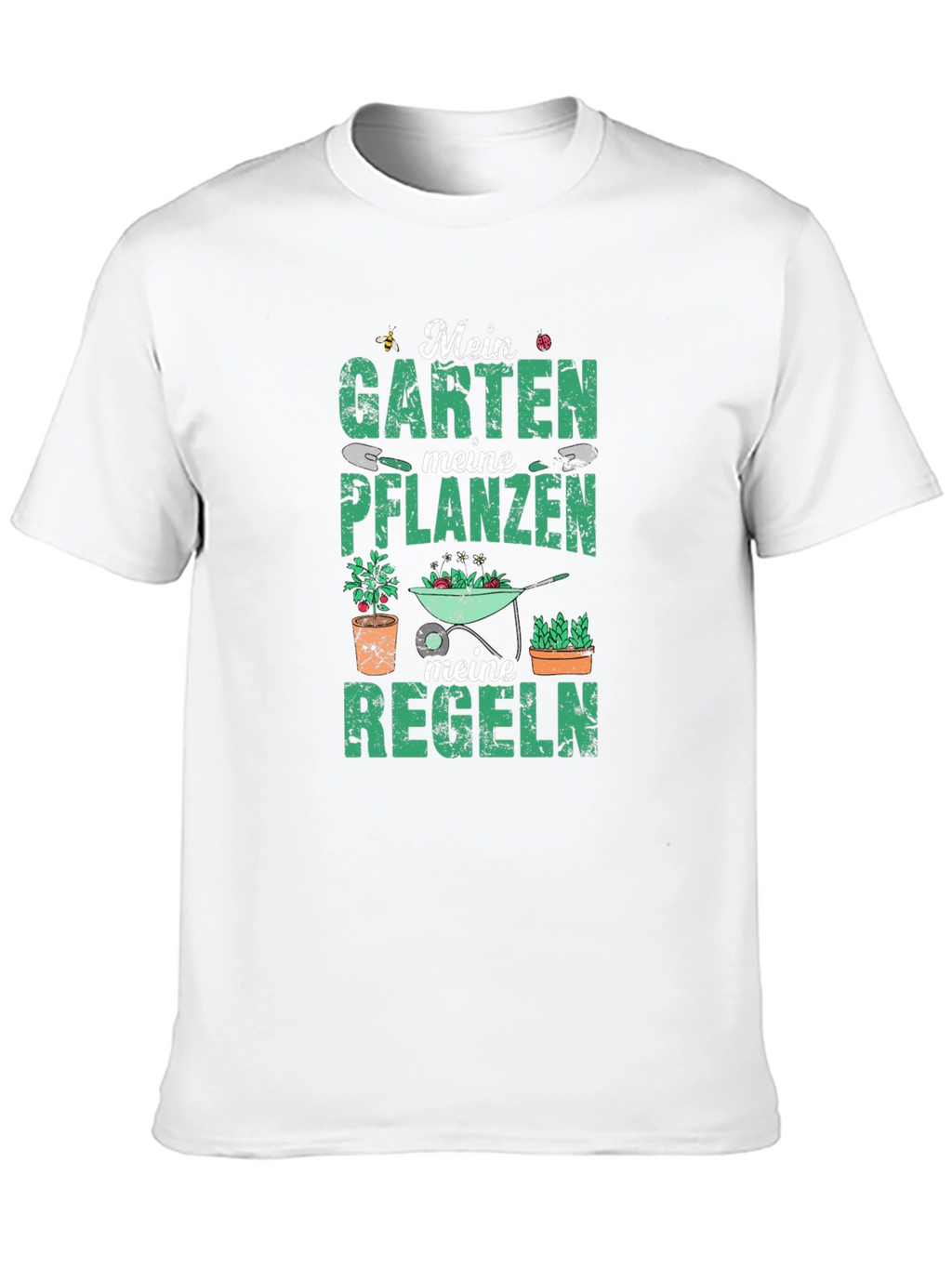 Gardening Rules Black T-Shirt