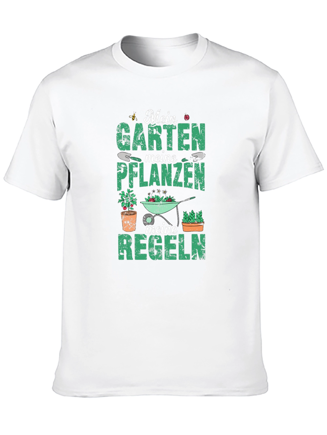 Gardening Rules Black T-Shirt
