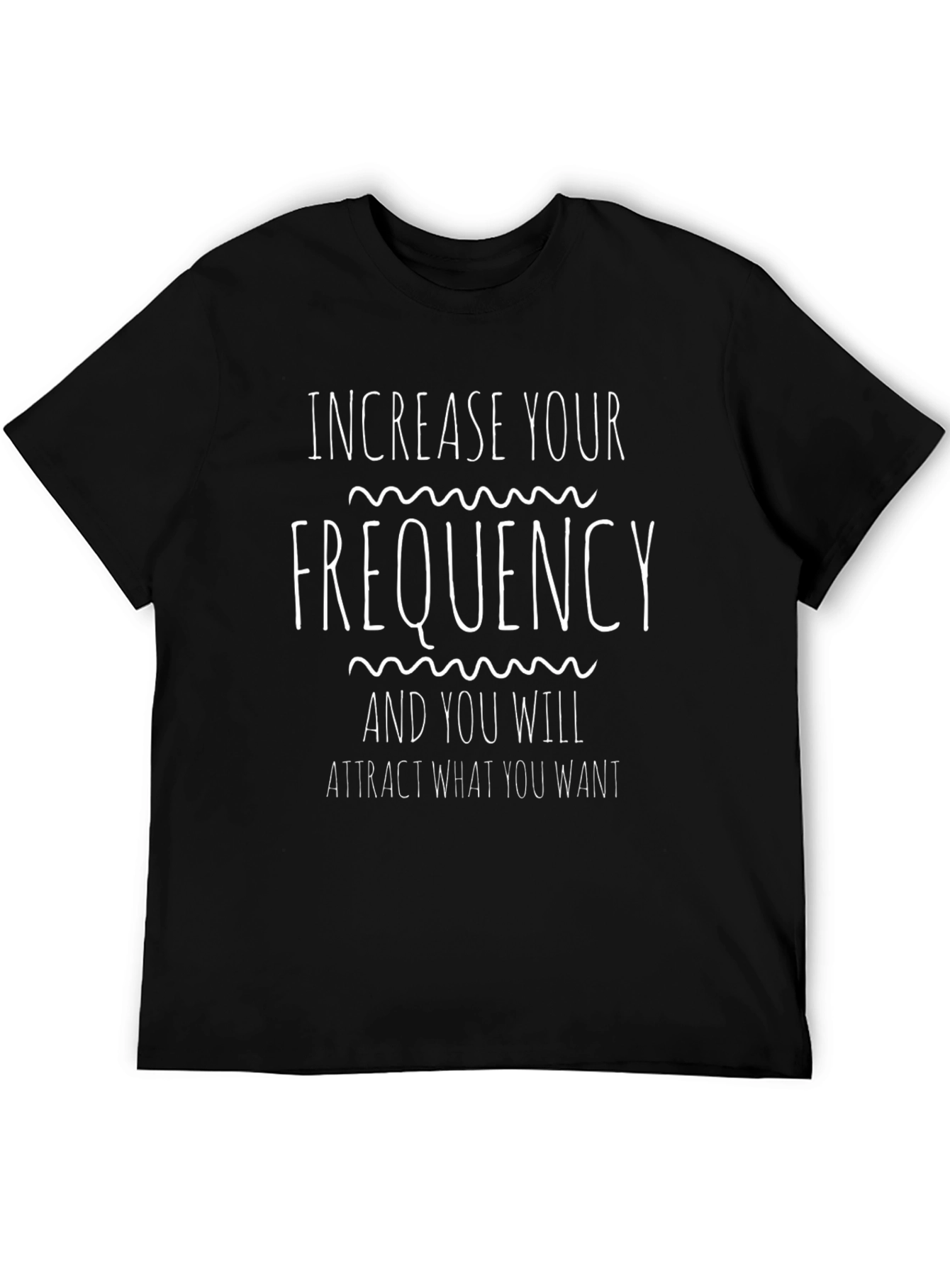 Increase Your Frequency Graphic T-Shirt - Black