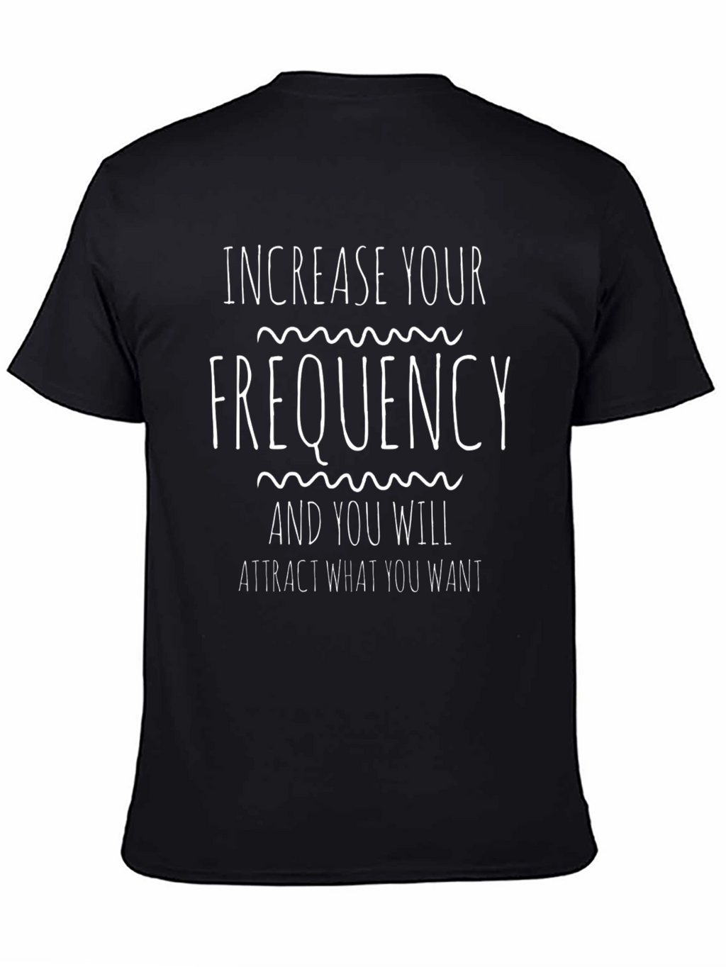 Increase Your Frequency Graphic T-Shirt - Black