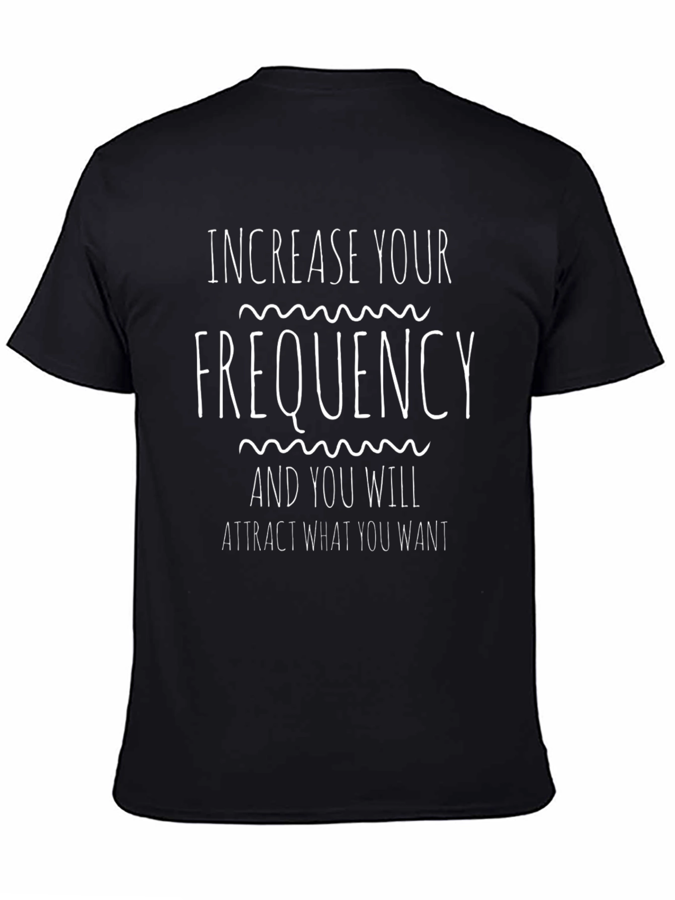 Increase Your Frequency Graphic T-Shirt - Black