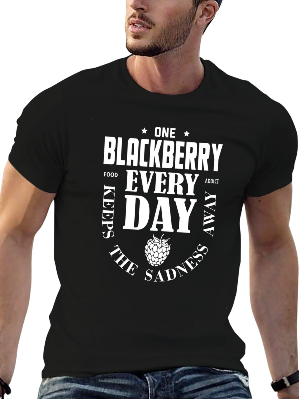 Blackberry Keeps Sadness Away T-Shirt