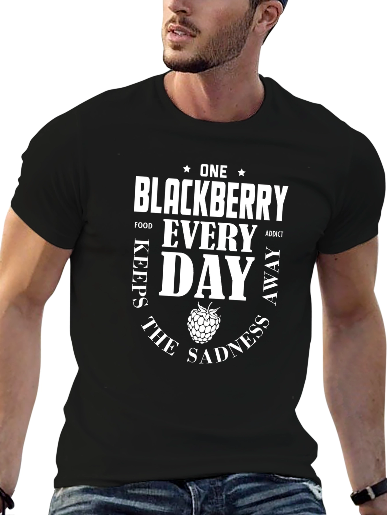 Blackberry Keeps Sadness Away T-Shirt