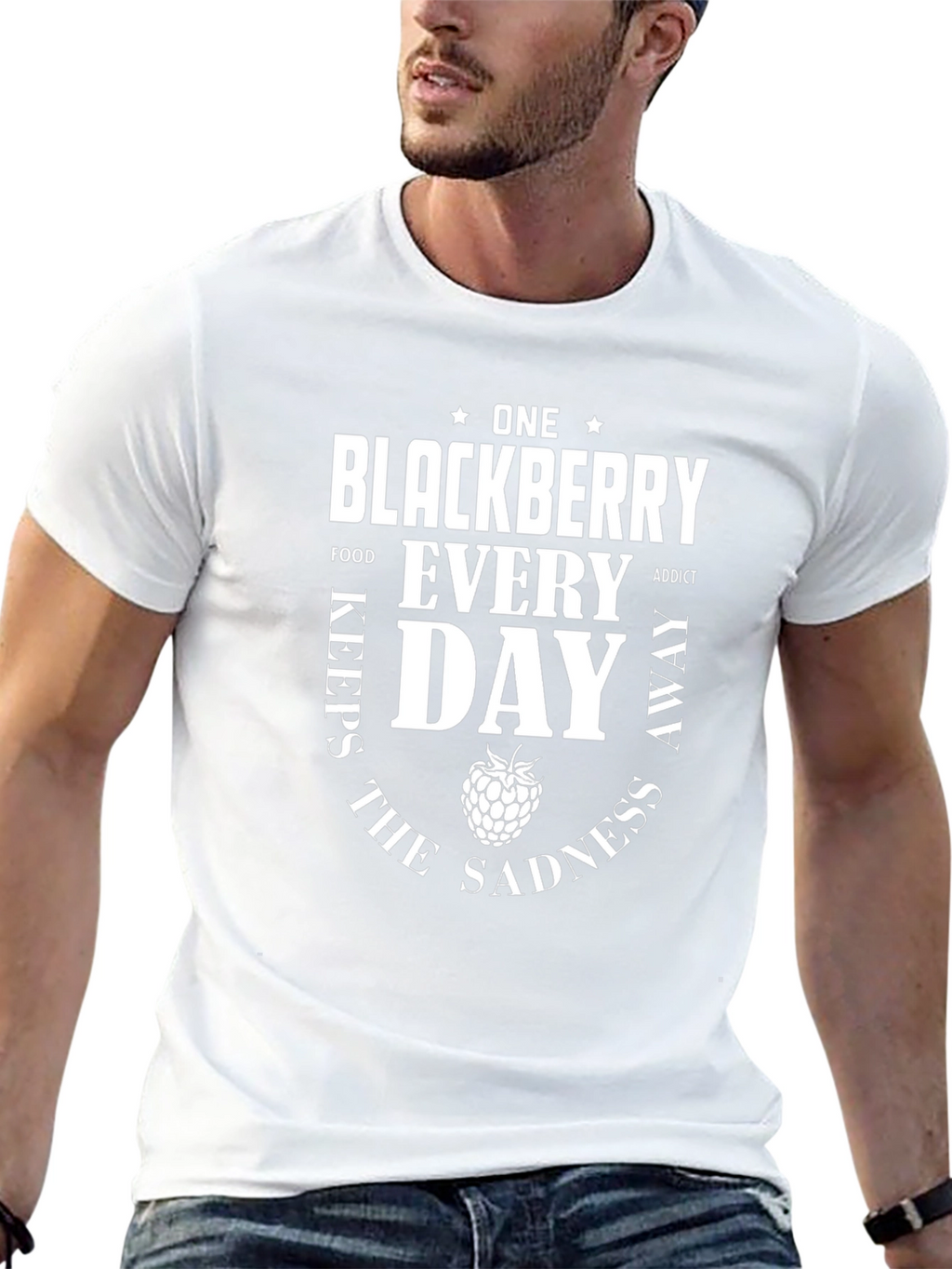 Blackberry Keeps Sadness Away T-Shirt