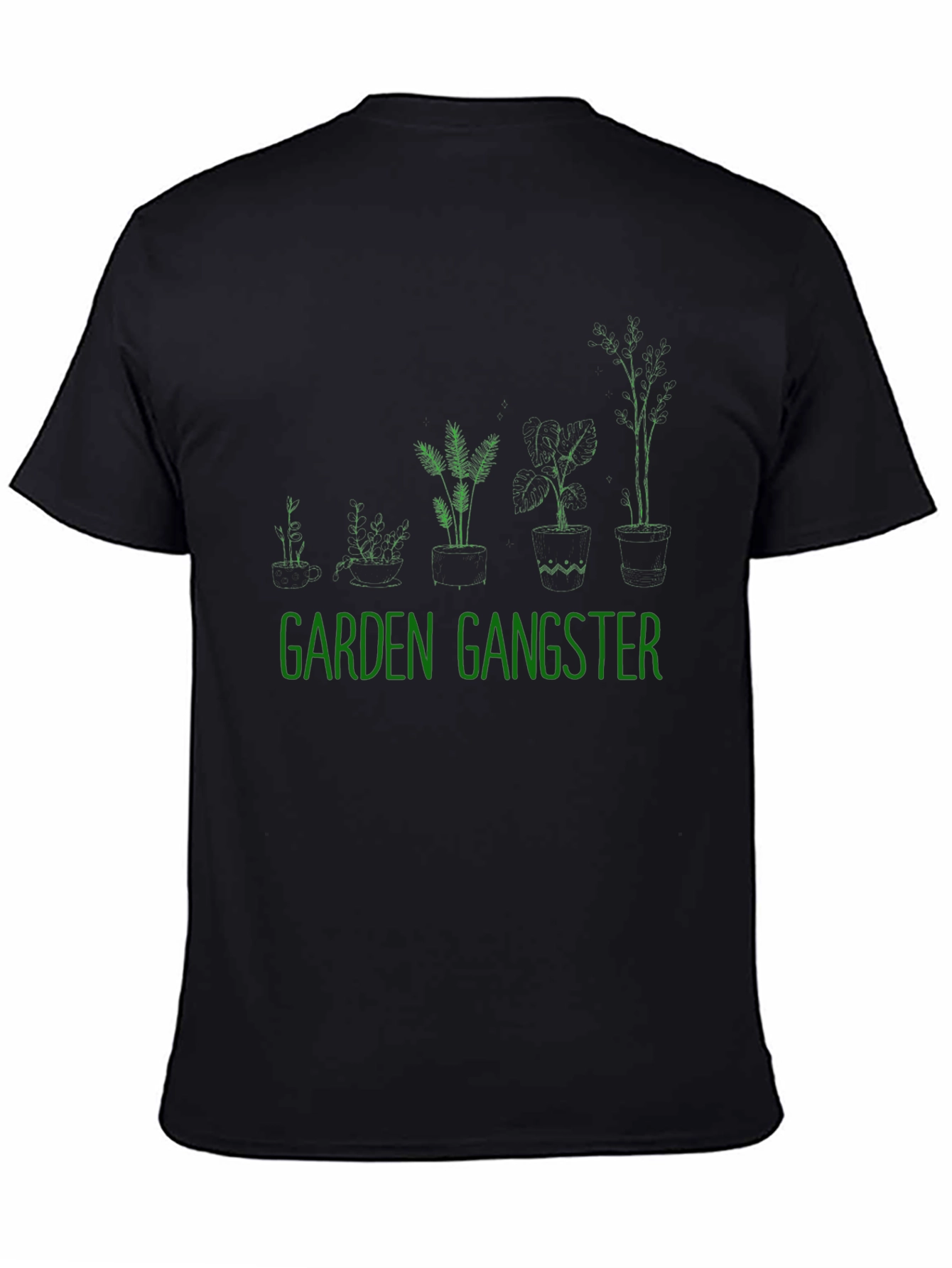 Garden Gangster Graphic Tee - Black