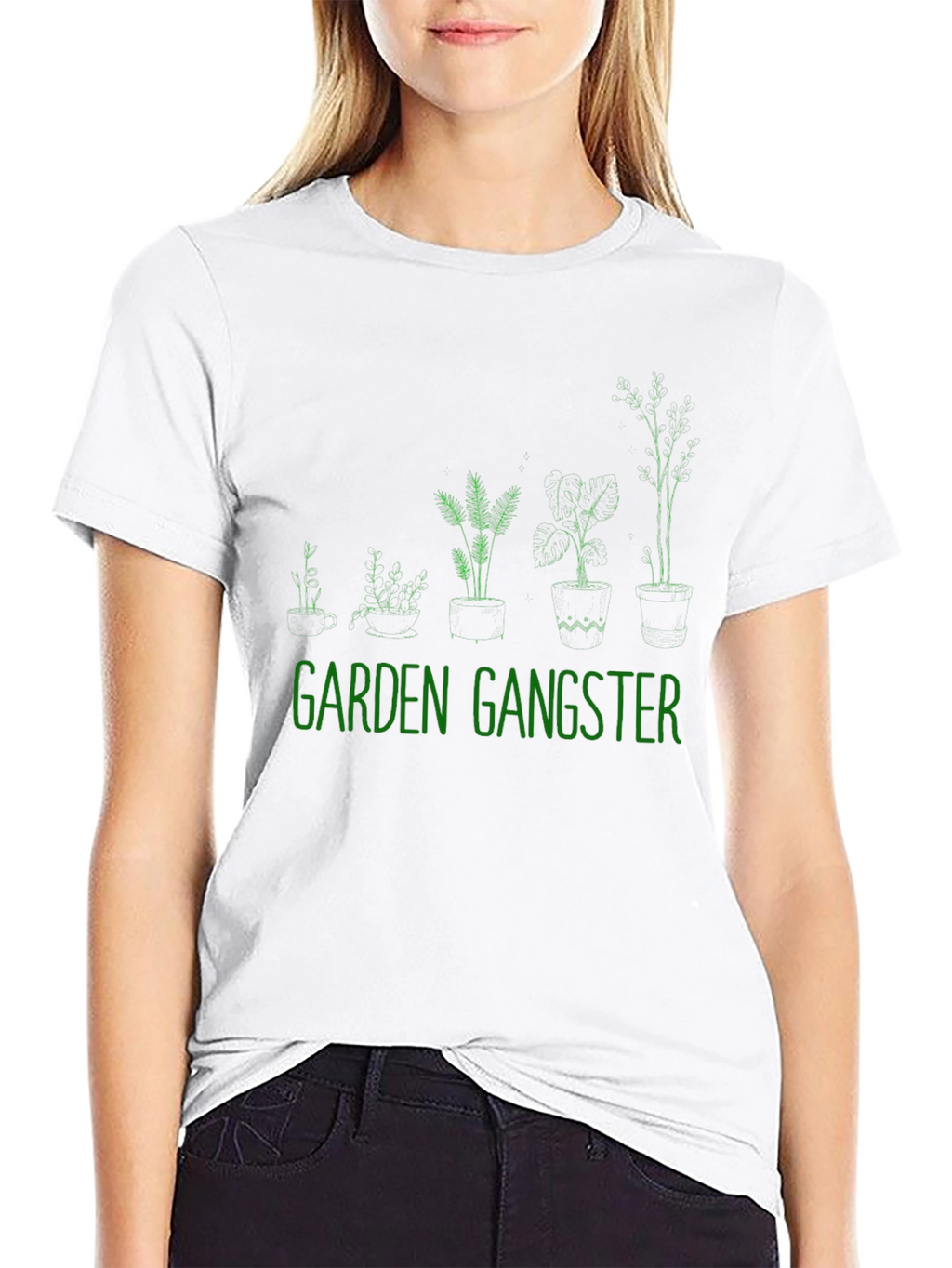 Garden Gangster Graphic Tee - Black