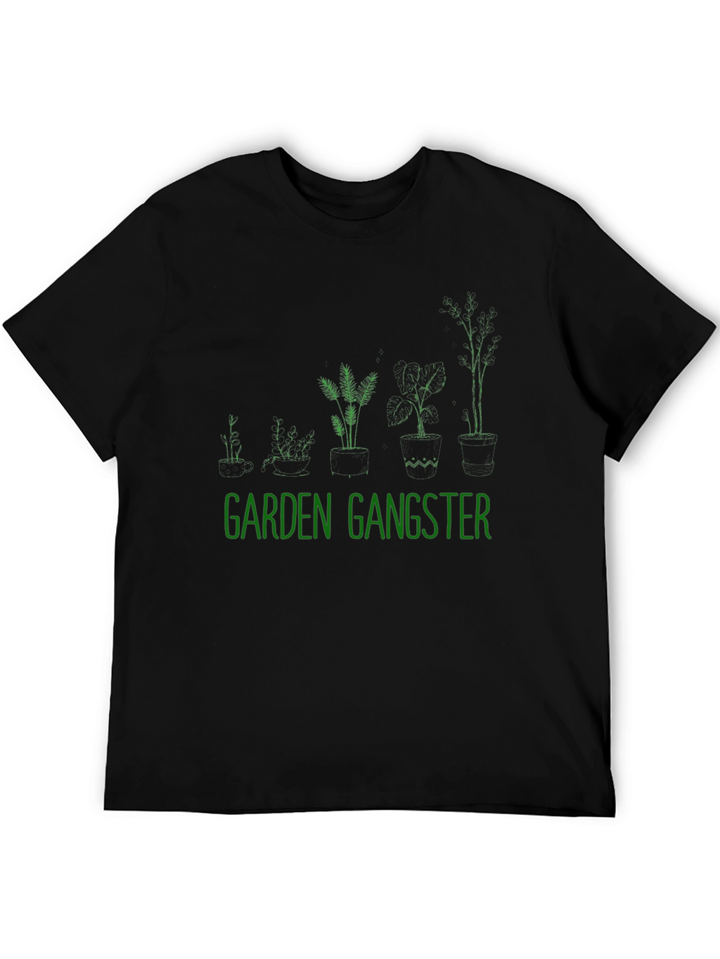 Garden Gangster Graphic Tee - Black