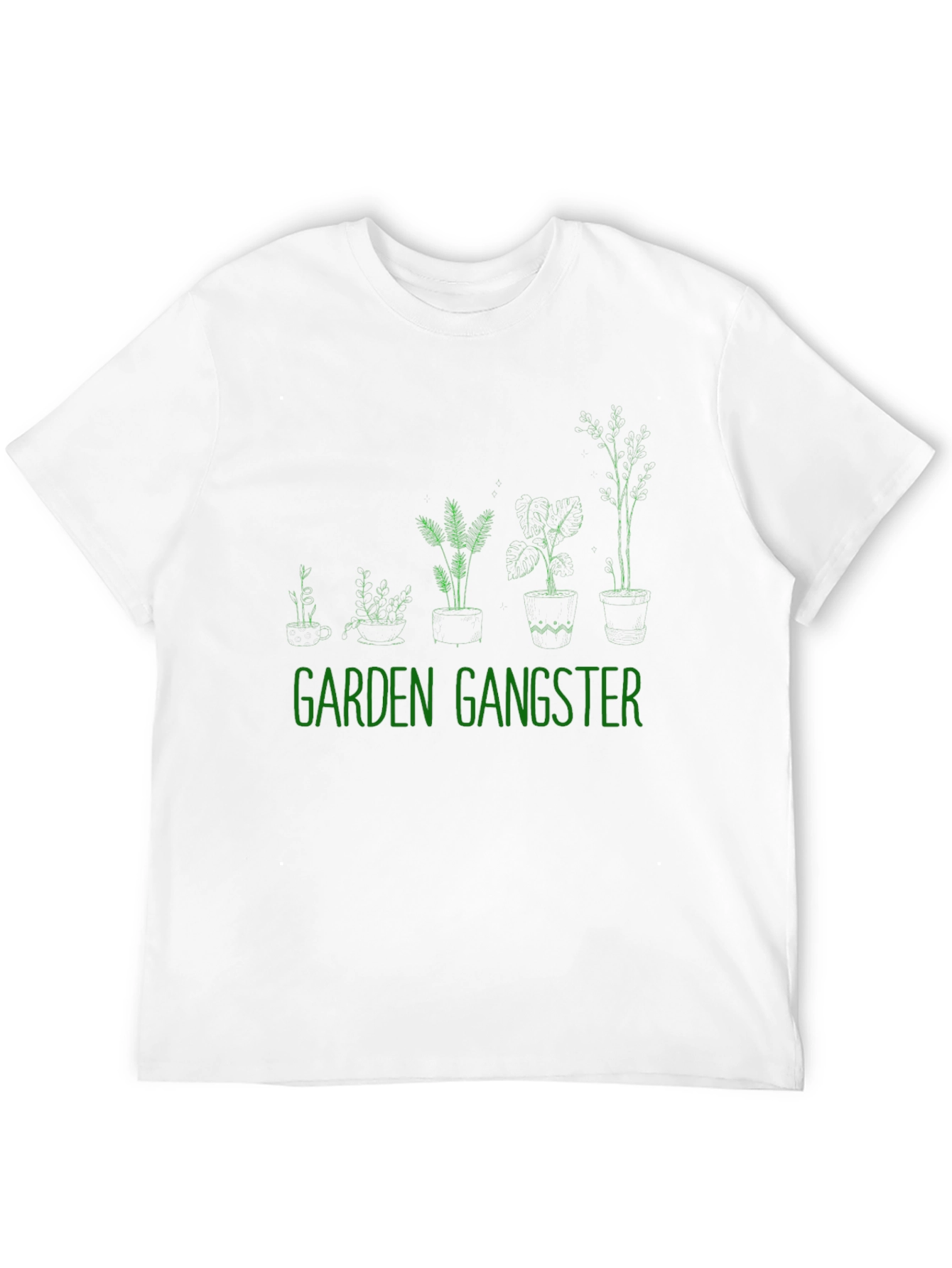 Garden Gangster Graphic Tee - Black