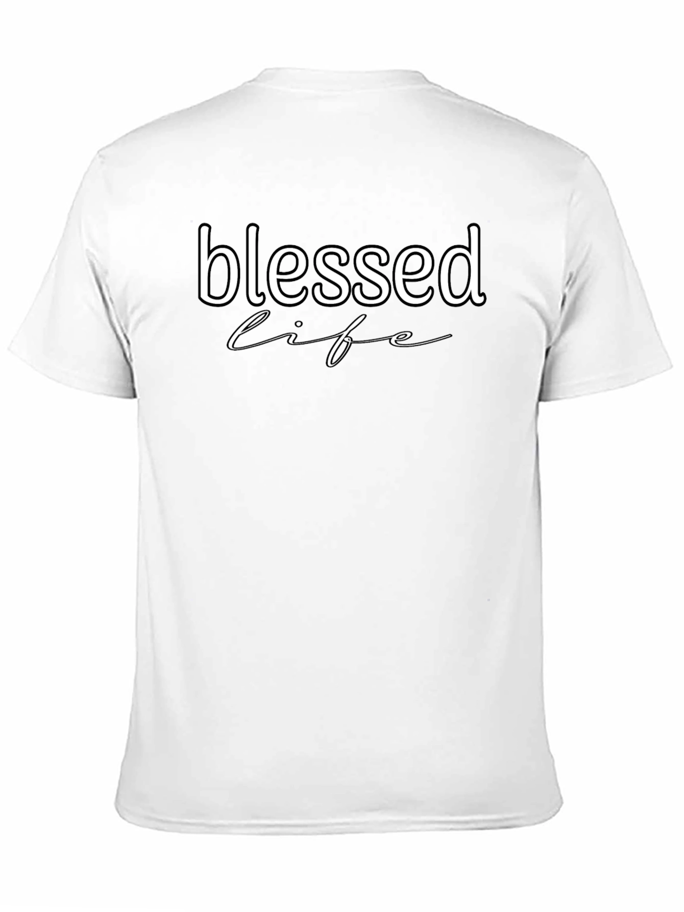 Blessed Life Graphic Tee - Black