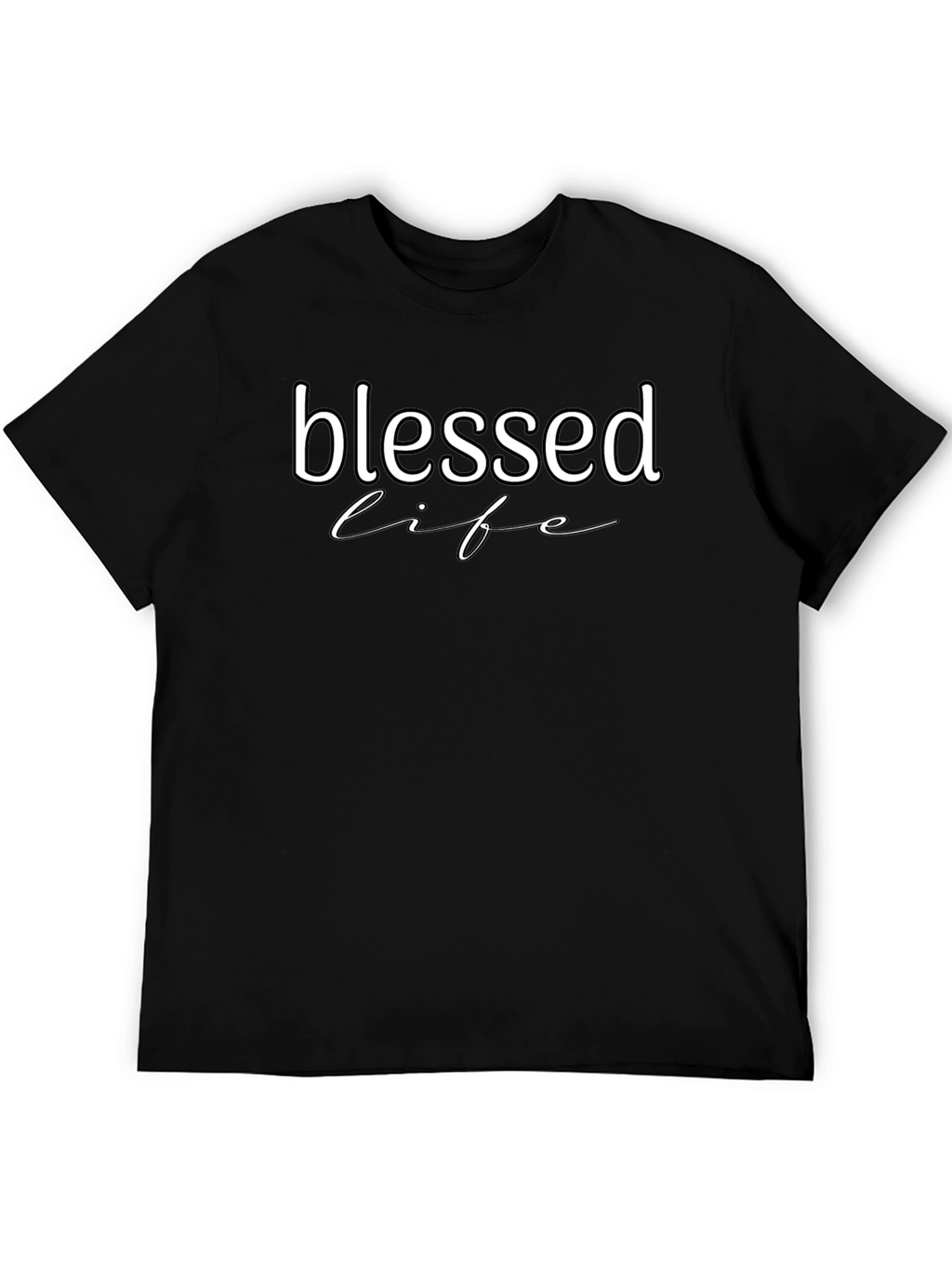 Blessed Life Graphic Tee - Black