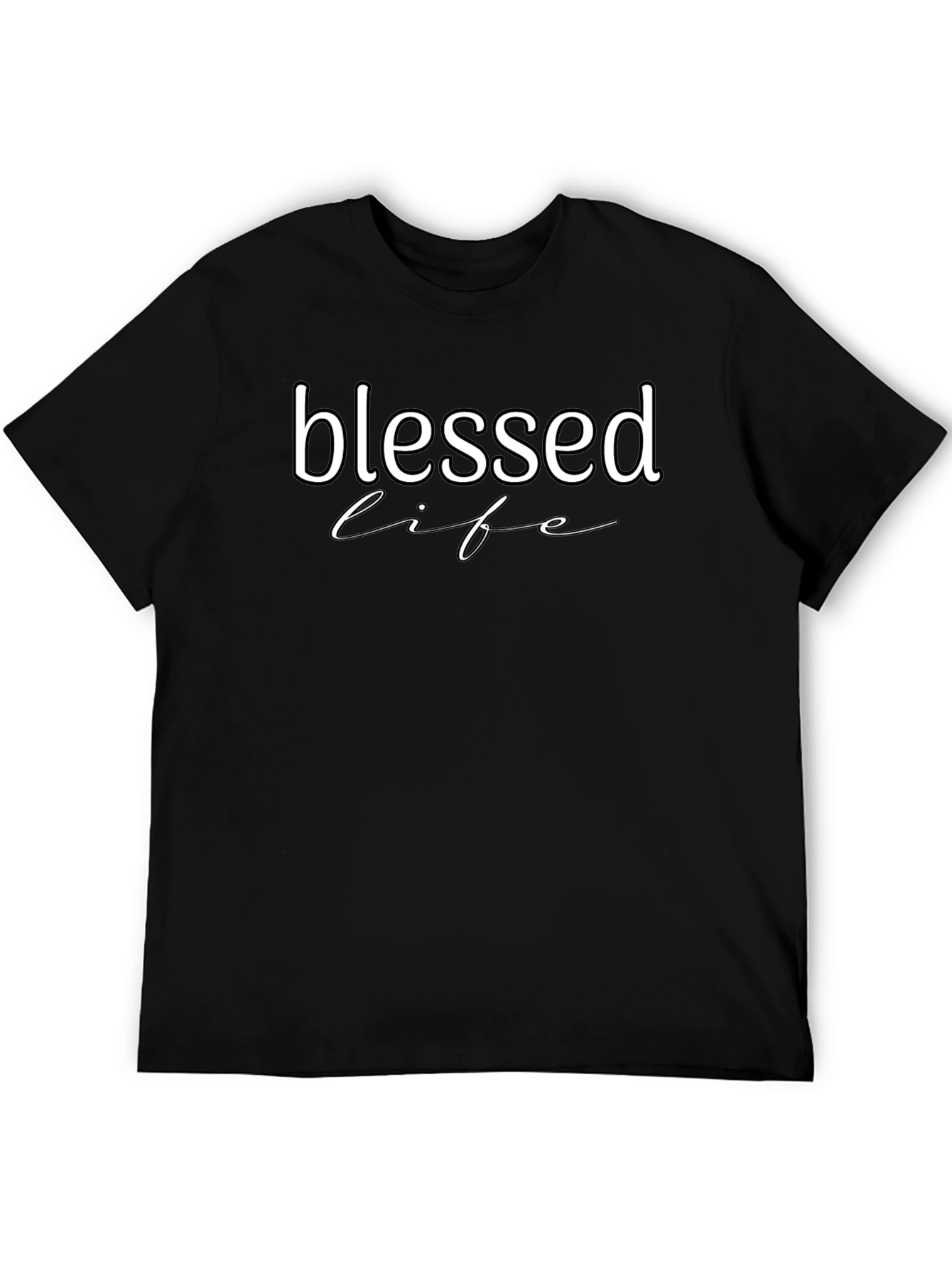 Blessed Life Graphic Tee - Black