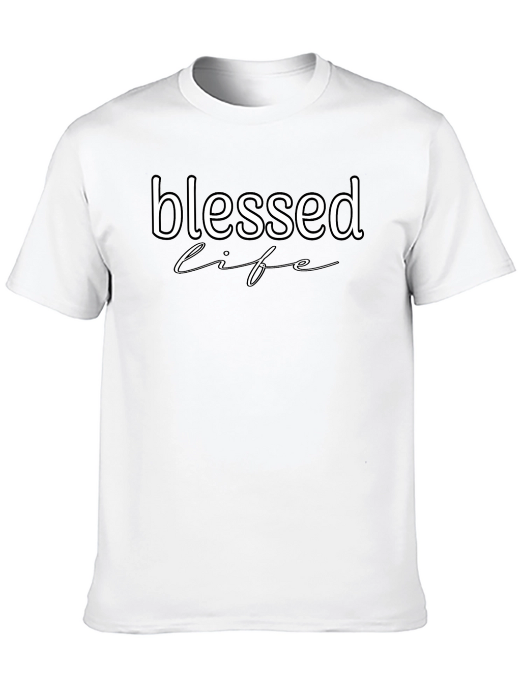 Blessed Life Graphic Tee - Black