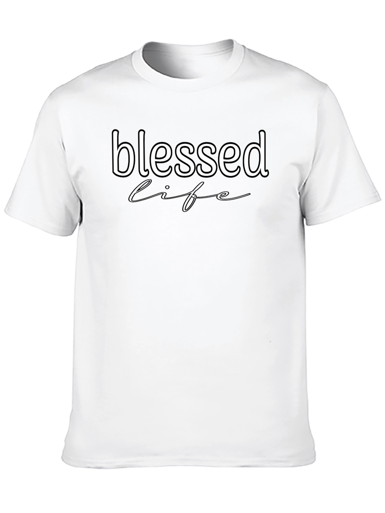 Blessed Life Graphic Tee - Black
